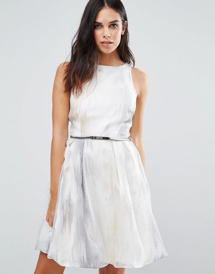 little mistress embroidered prom dress