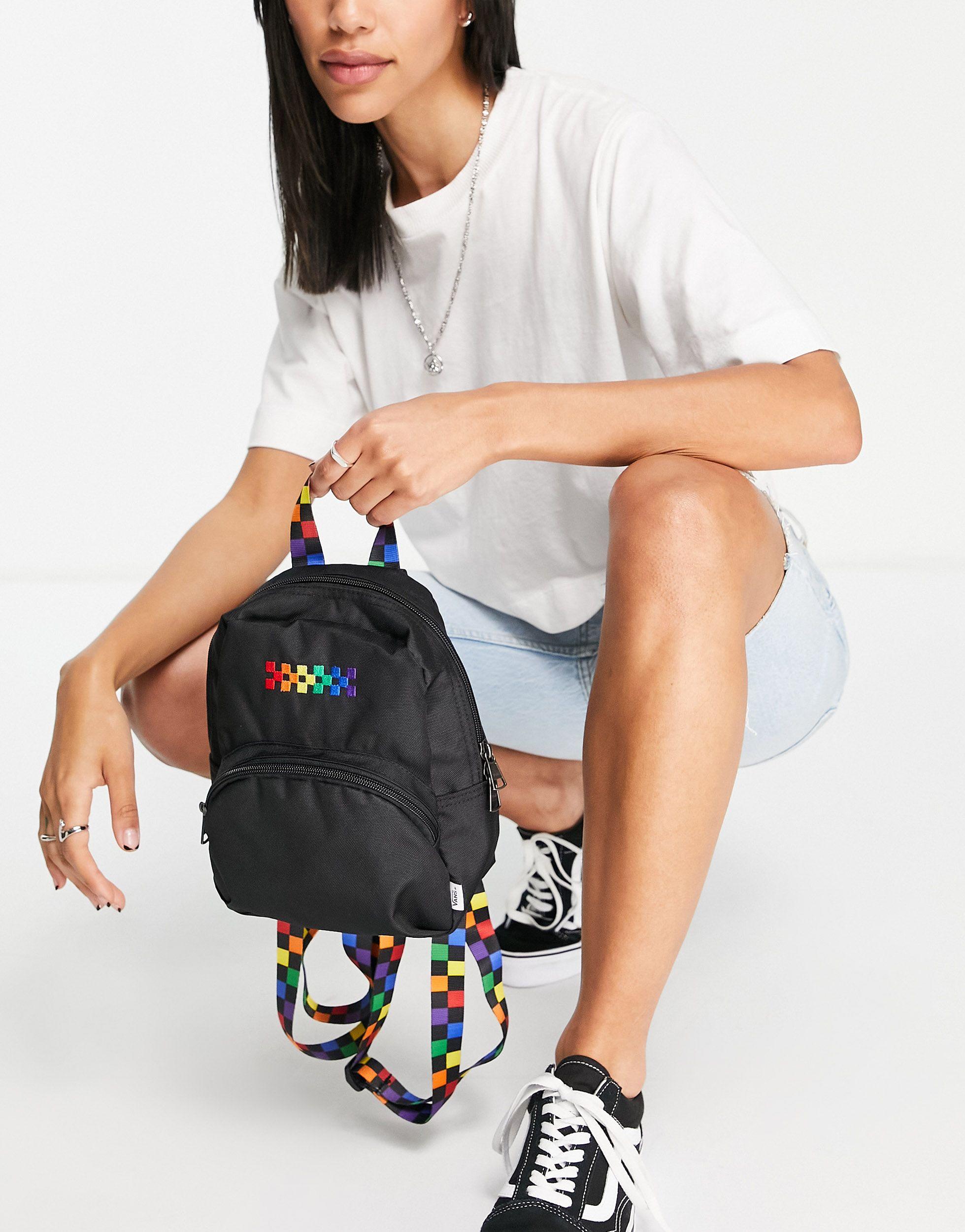 rainbow vans backpack
