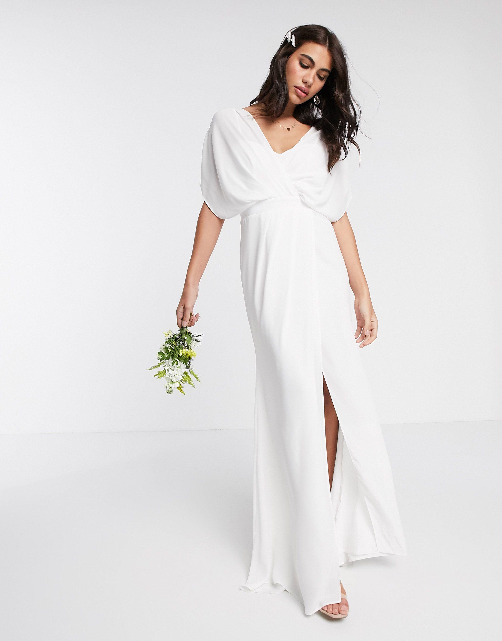 ASOS Satin Bridesmaid Short Sleeved 