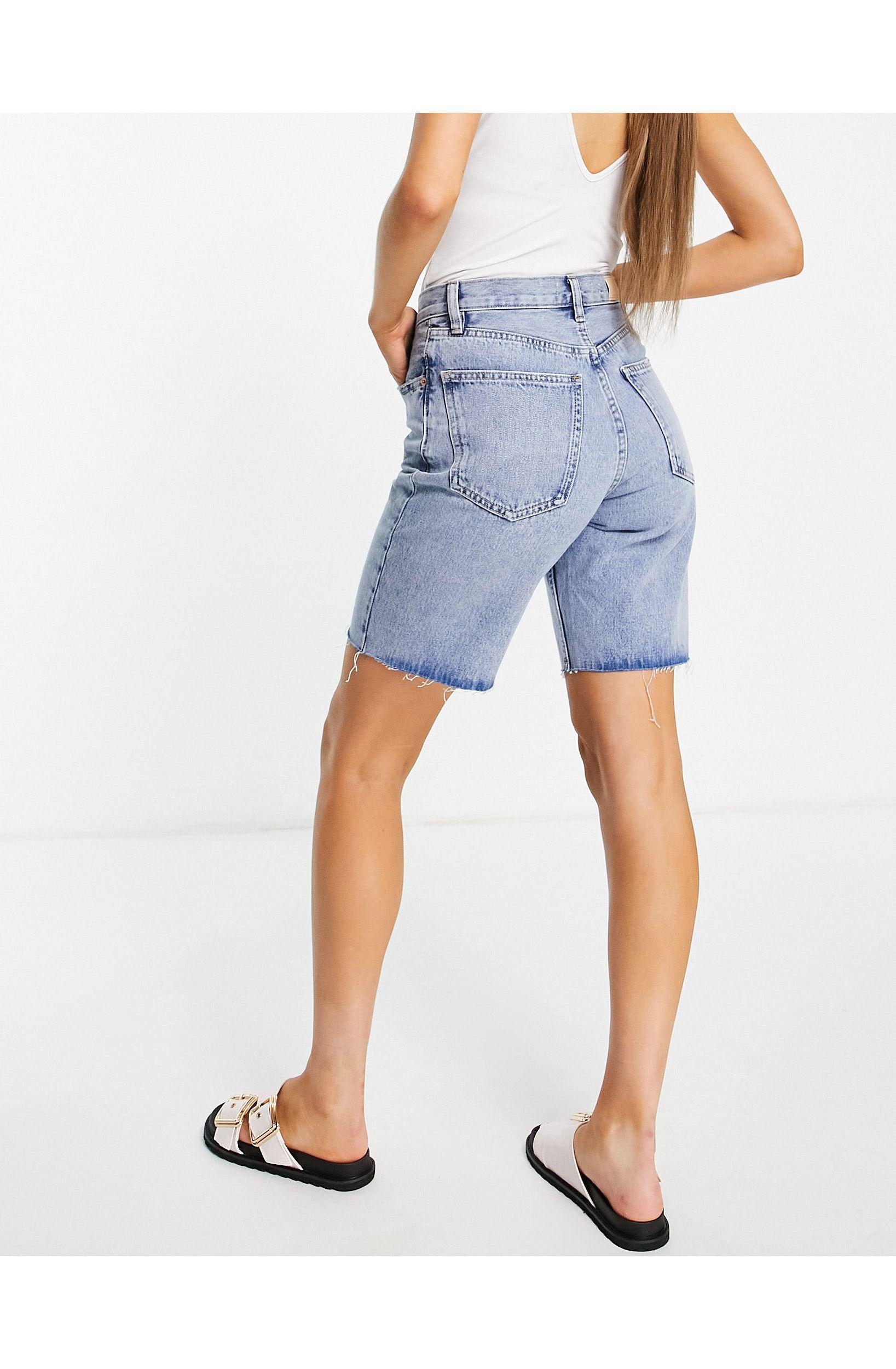 boyfriend denim shorts