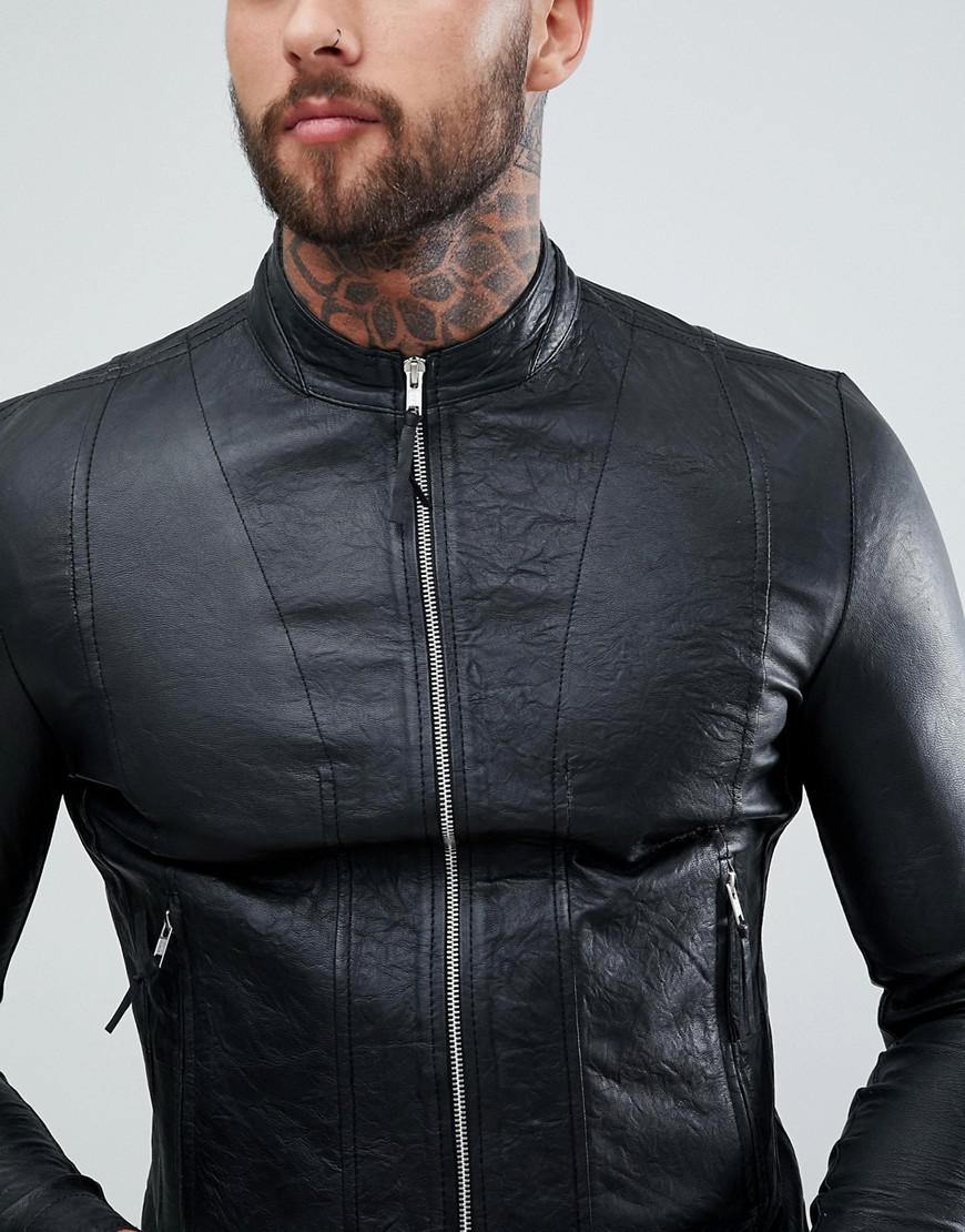 religion biker jacket