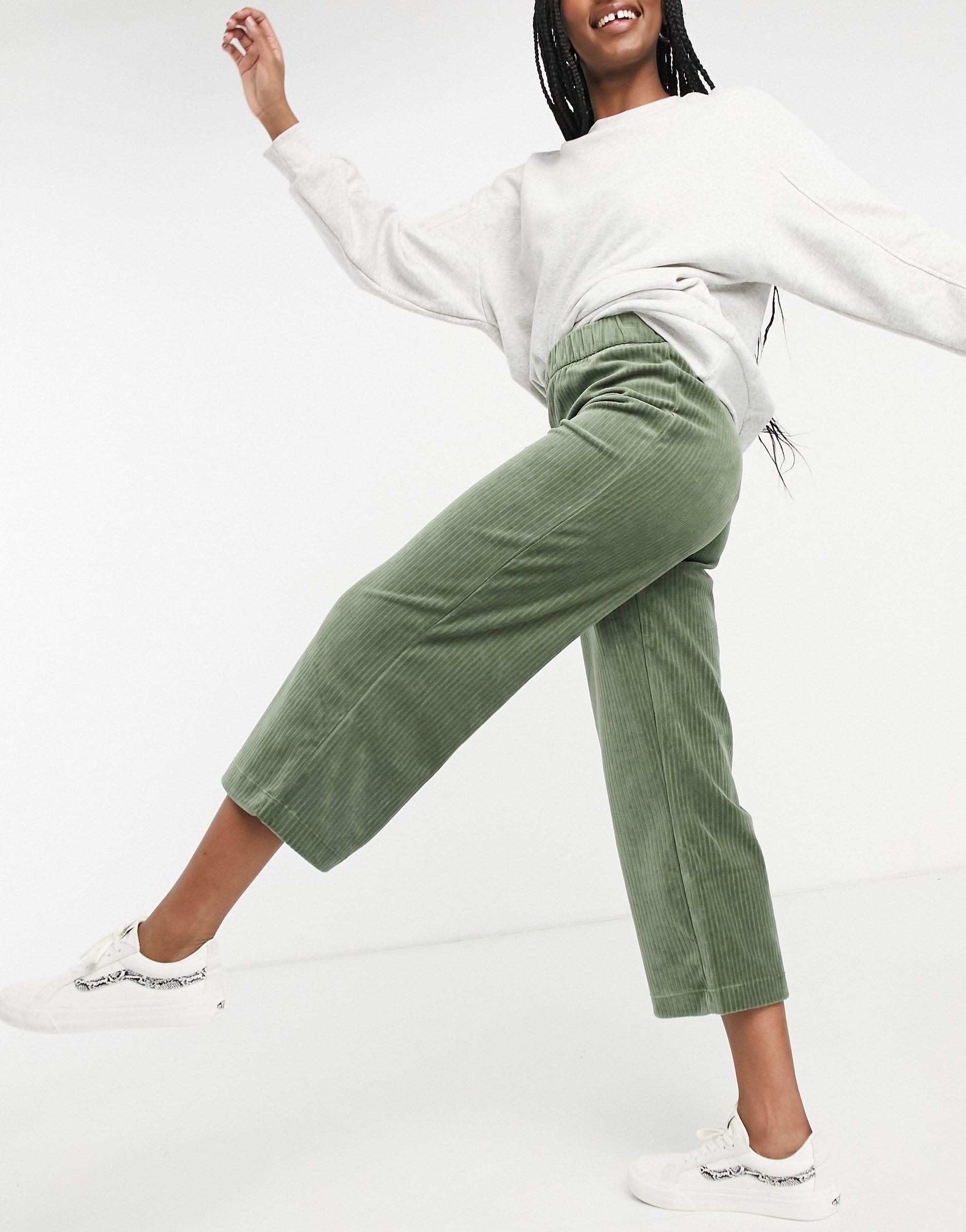 Monki Corrie Wide Leg Pull On Cord 