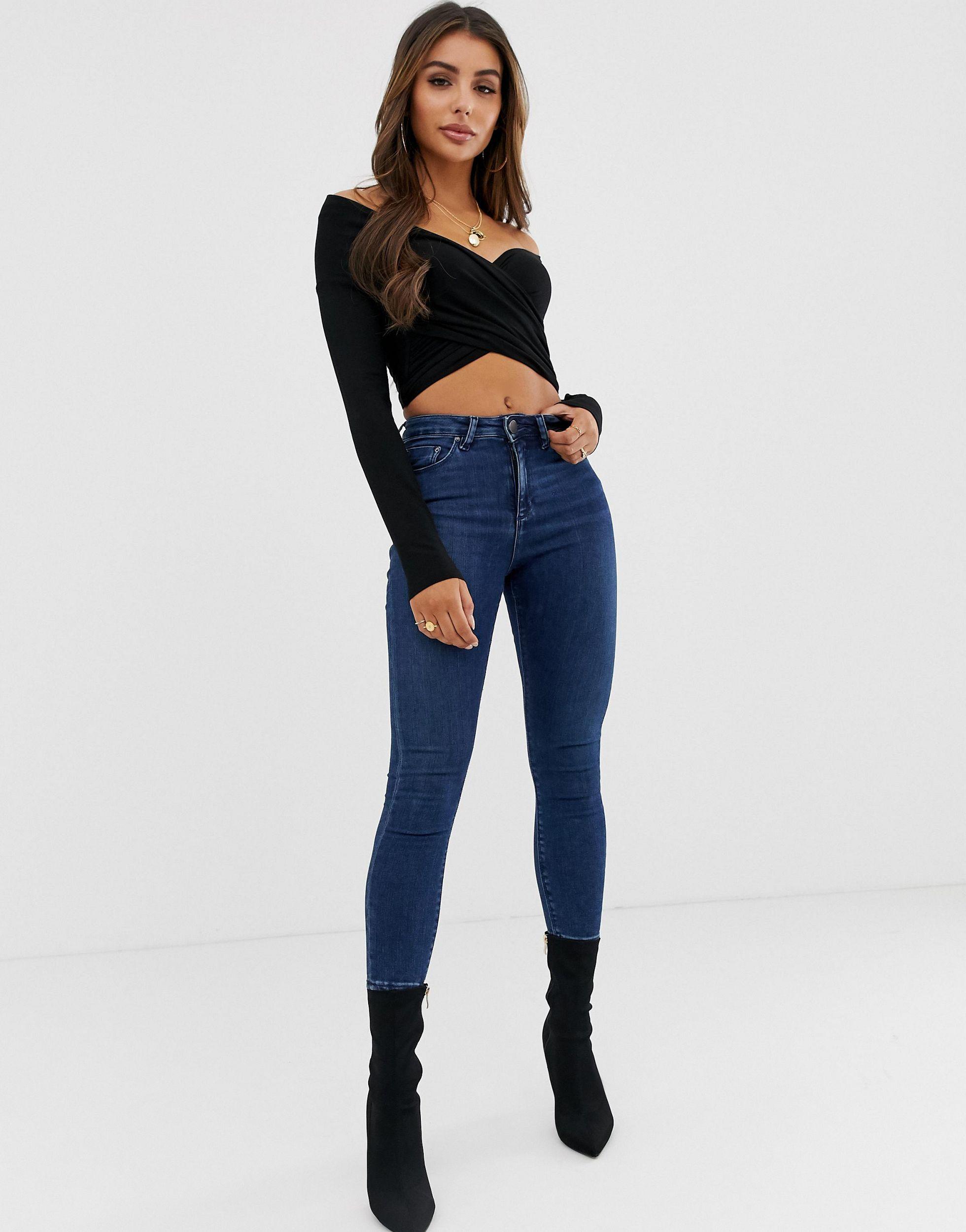 asos bardot top