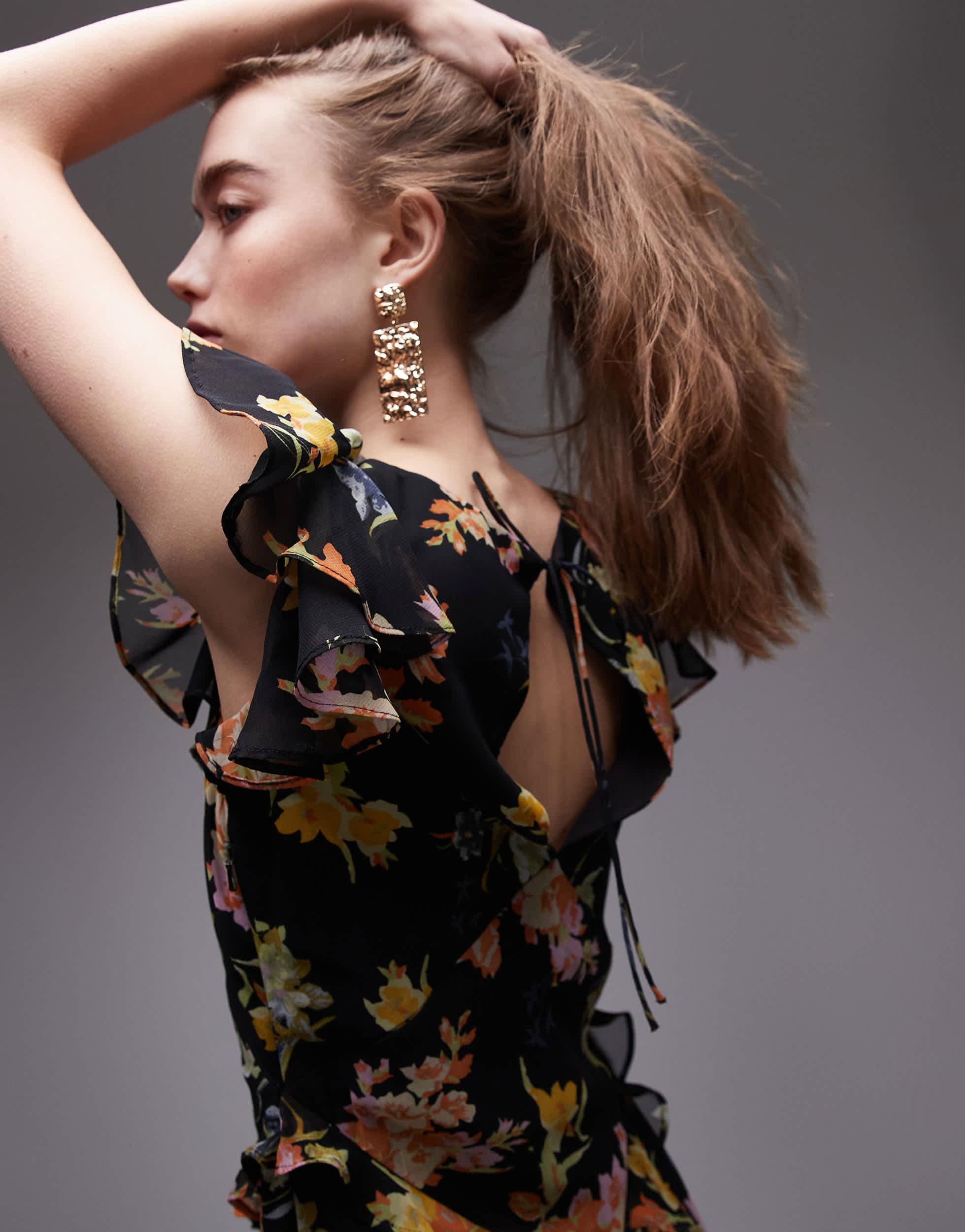TOPSHOP Floral Dresses for Women | Lyst