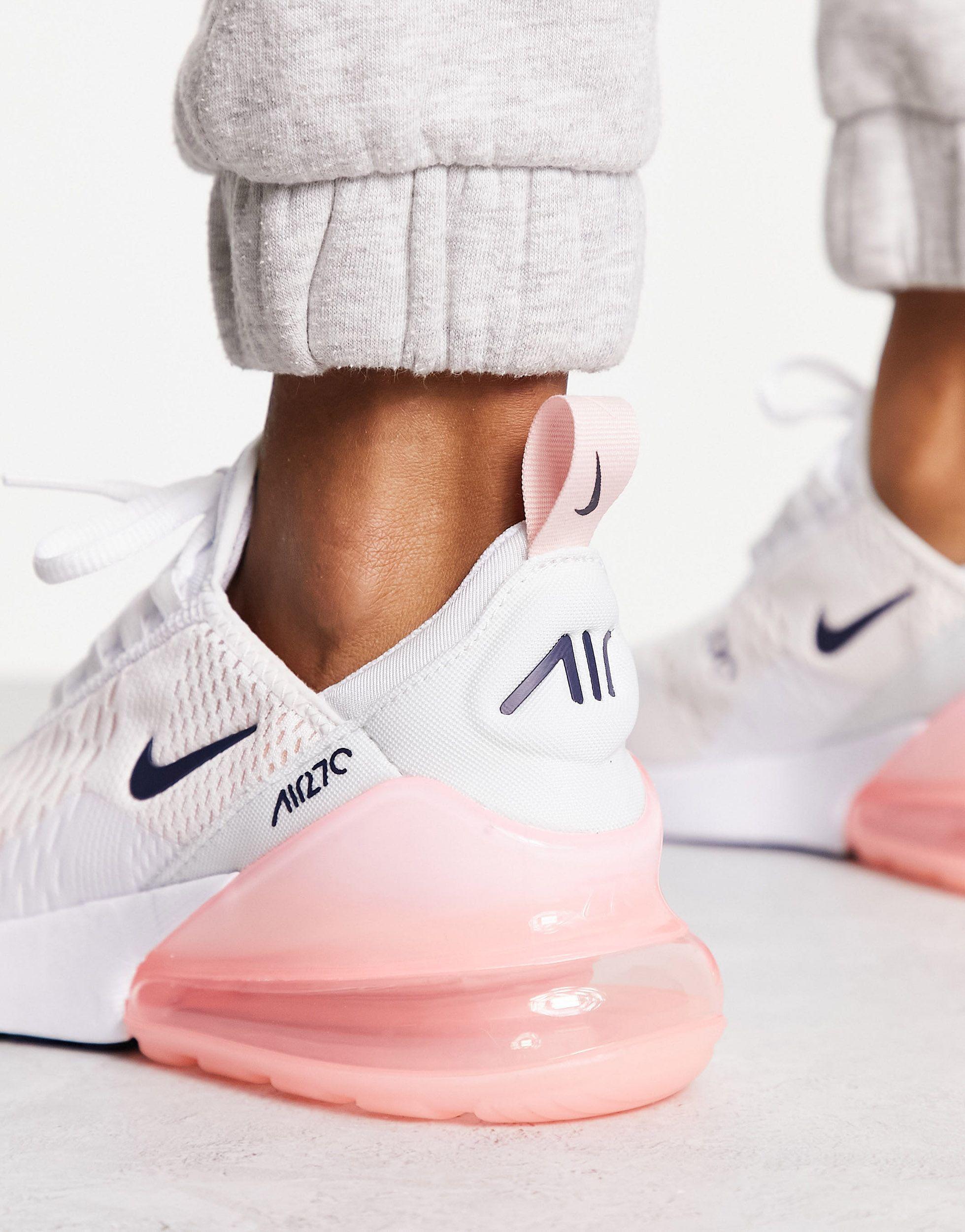 Air max 270 - sneakers bianche e corallo candeggiato di Nike in Bianco |  Lyst