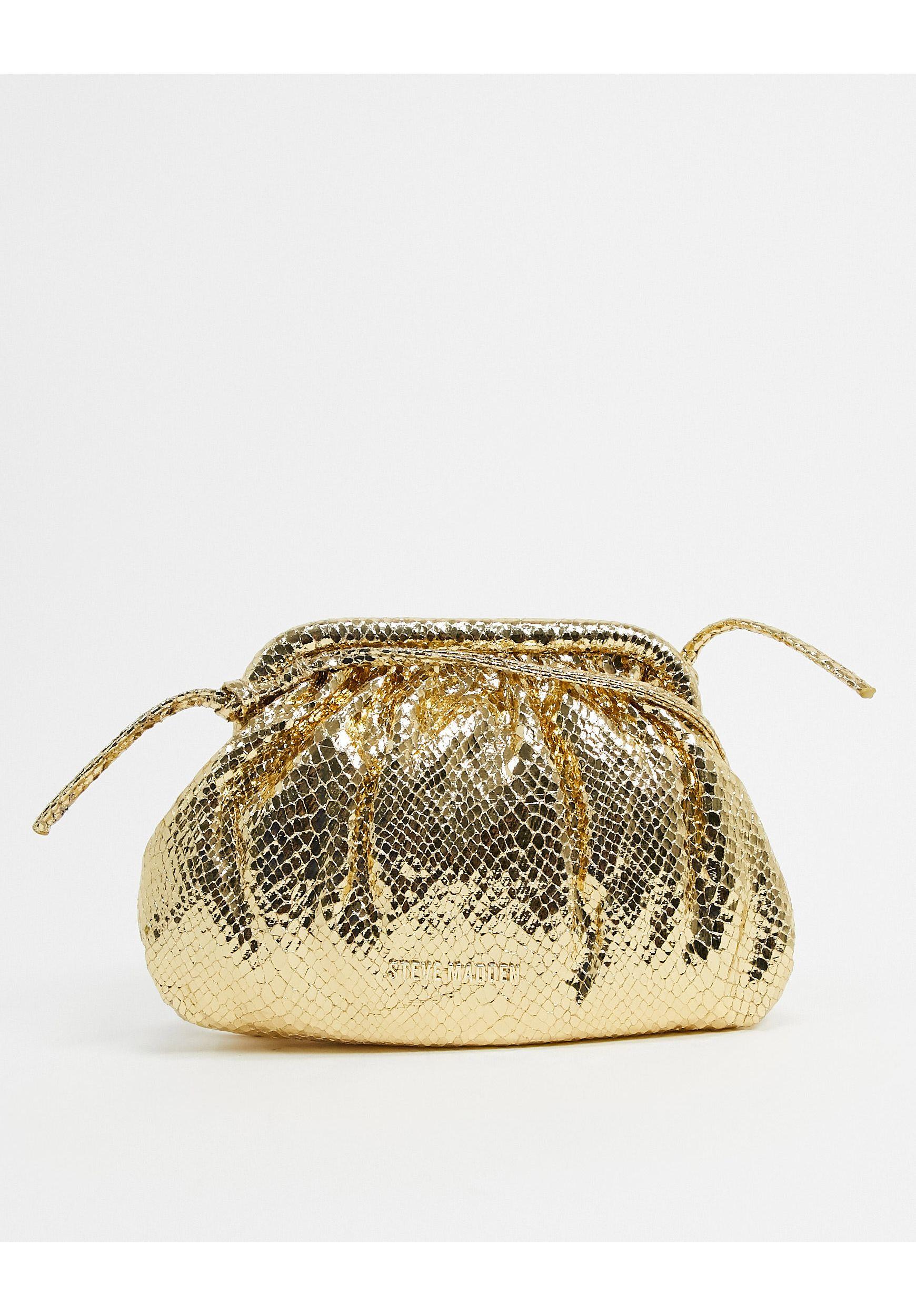 BAMAIZ CLUTCH BAG WITH SHOULDER STRAP Woman Butter