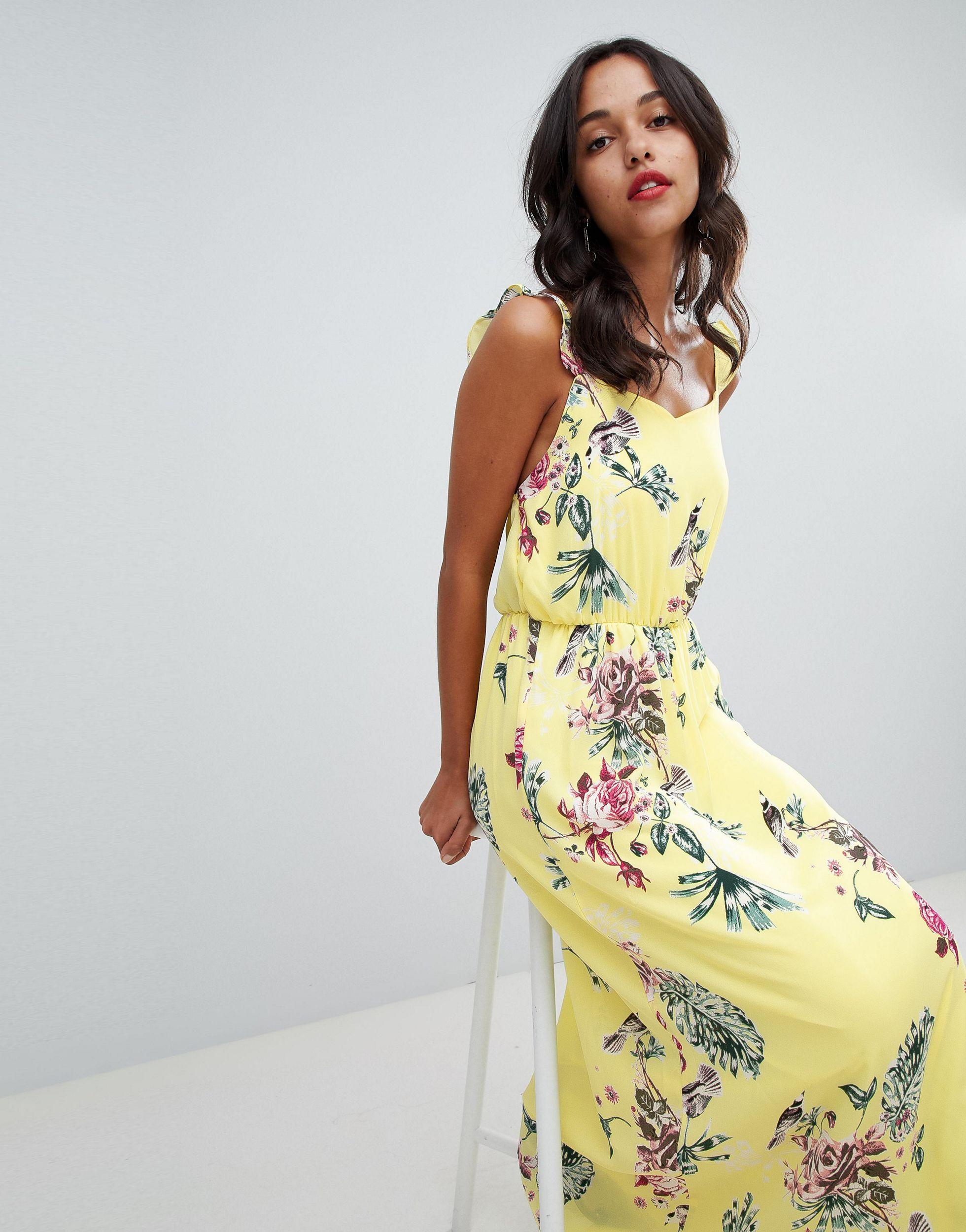 floral floaty maxi dress