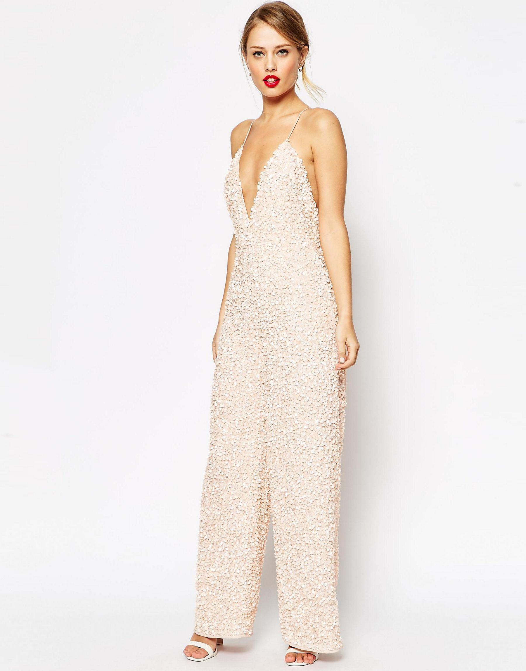 all over sequin jumpsuit