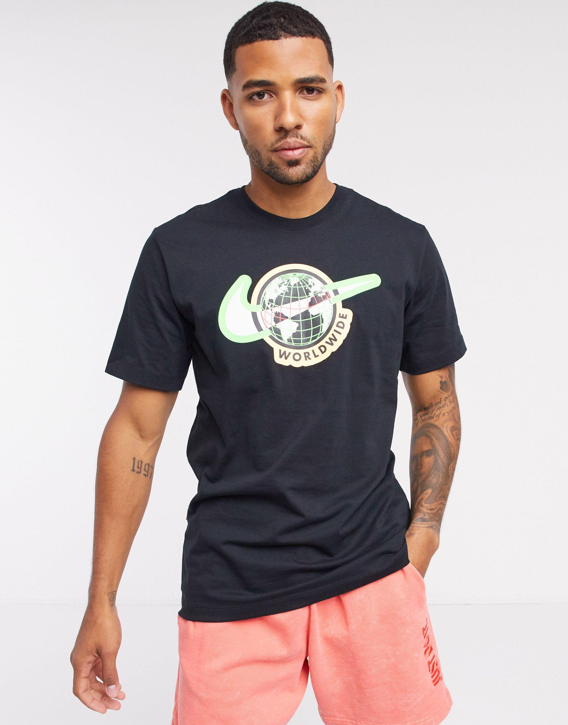 Nike Worldwide Pack Logo T-shirt in Black for Men |