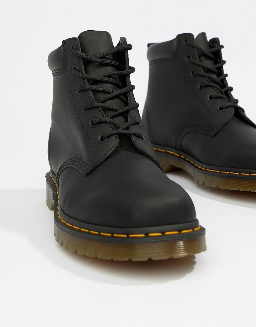 Dr. Martens Suede 939 6-eye Boots In Black for Men - Lyst