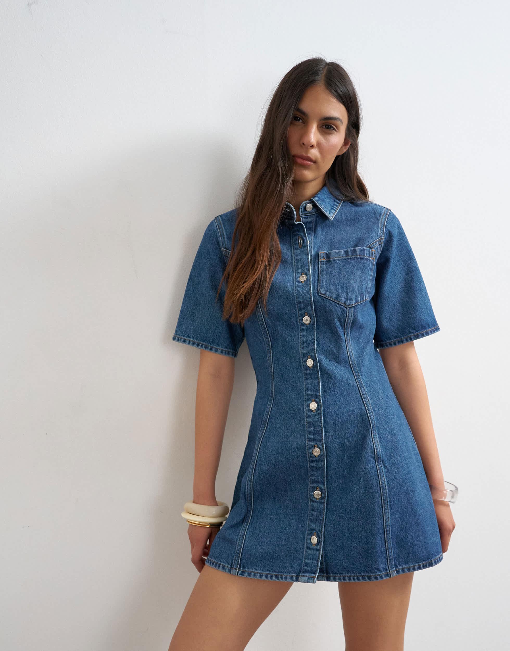 TOPSHOP Denim Dresses for Women