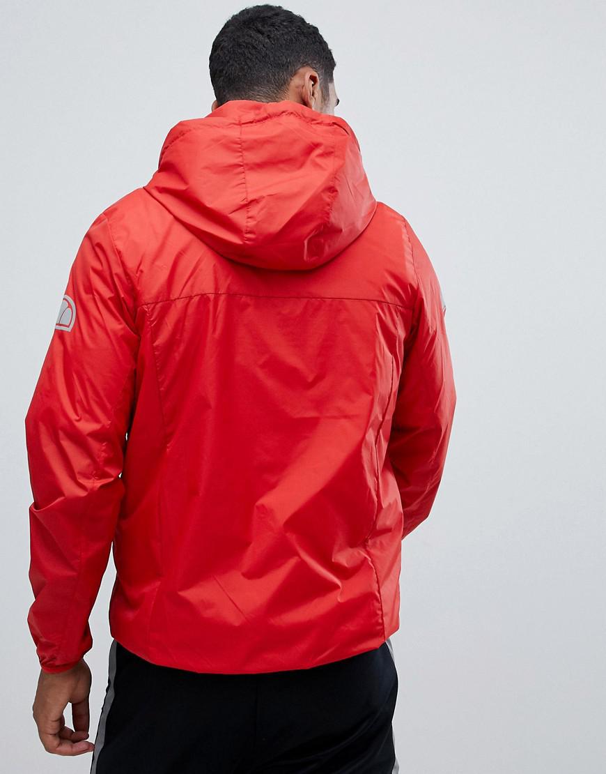 Ellesse Overhead Jacket With Reflective Logo In Red for Men | Lyst