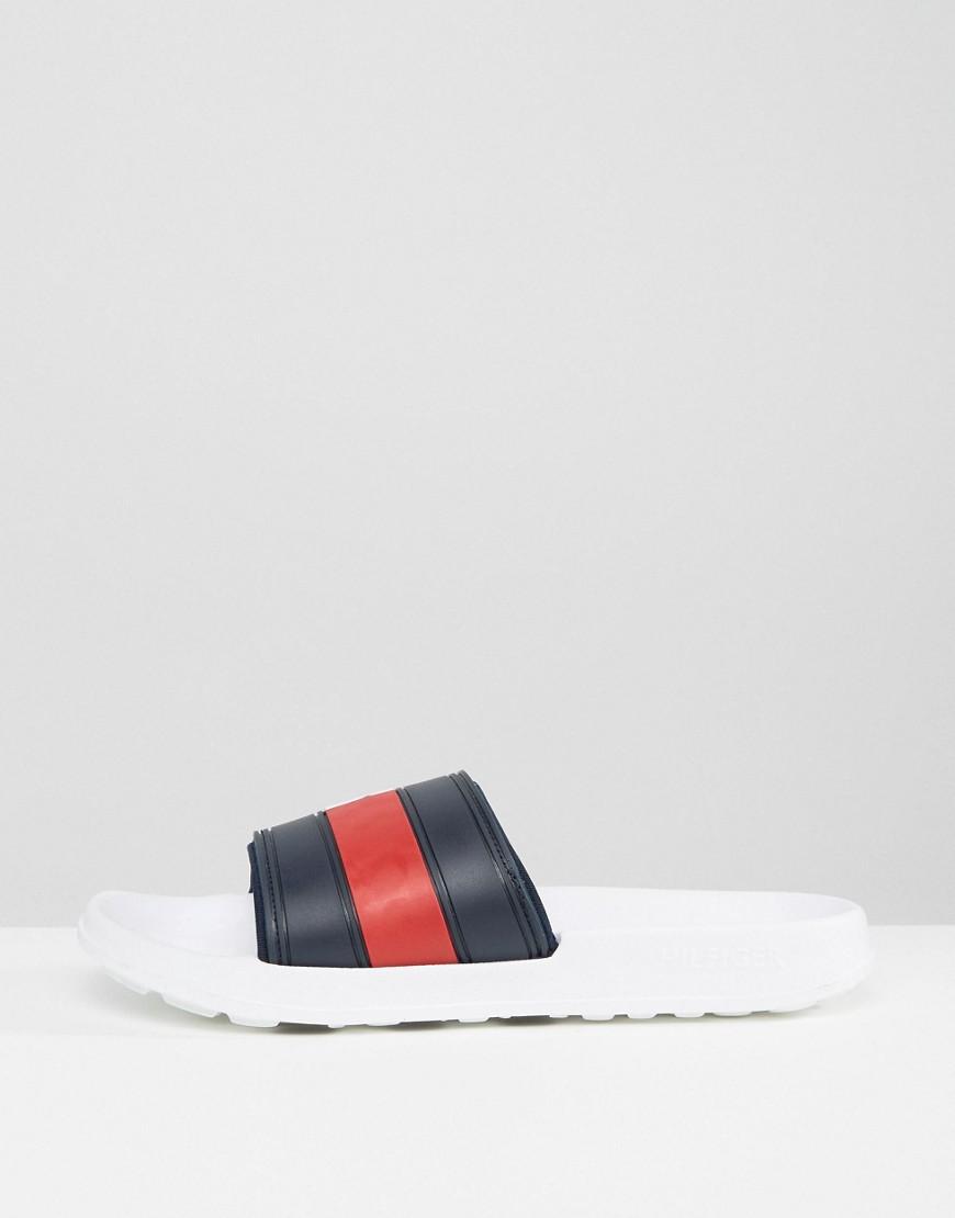 tommy hilfiger splash sliders