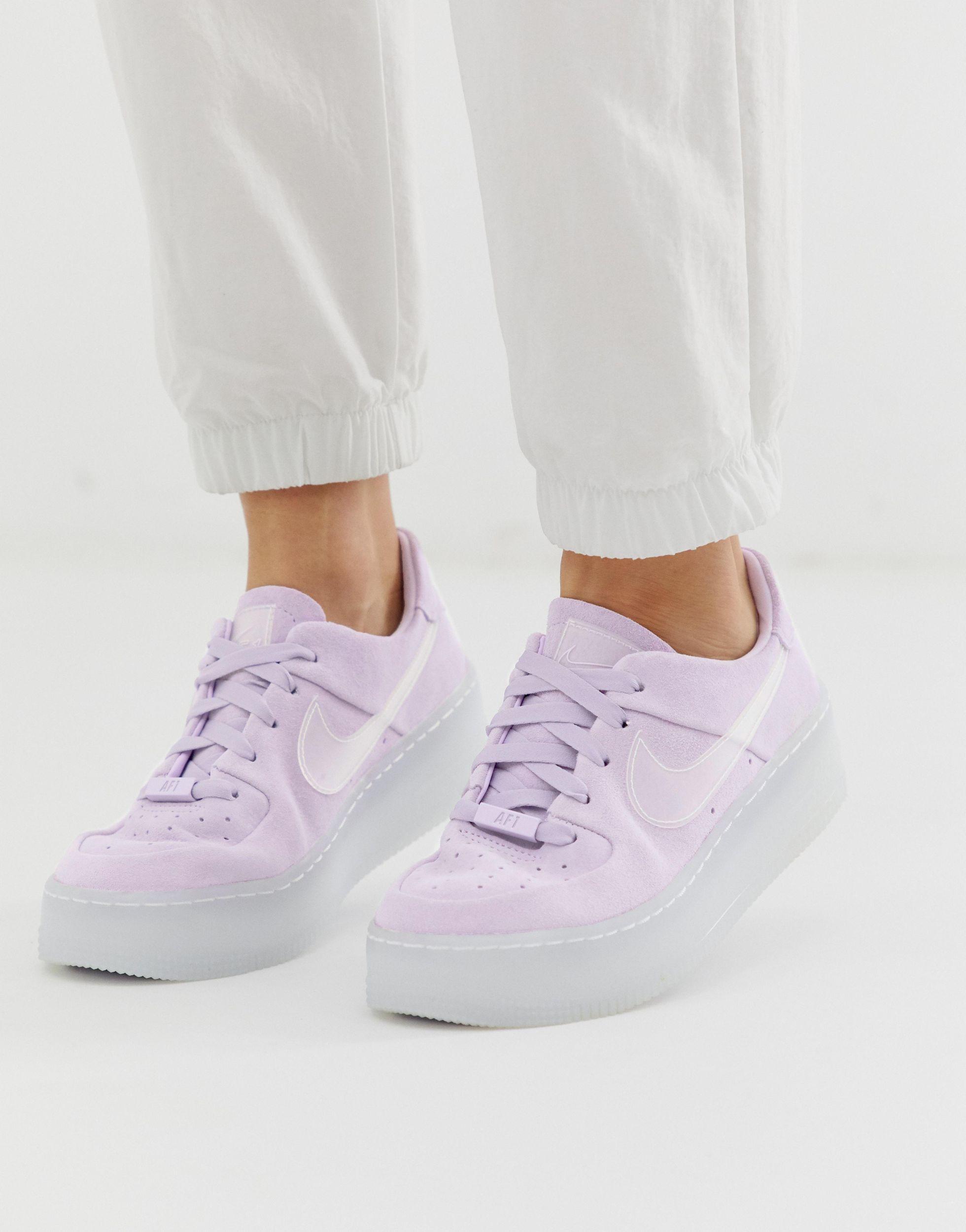 Air Force 1 Sage Low LX Zapatillas Nike de Caucho de color Morado | Lyst