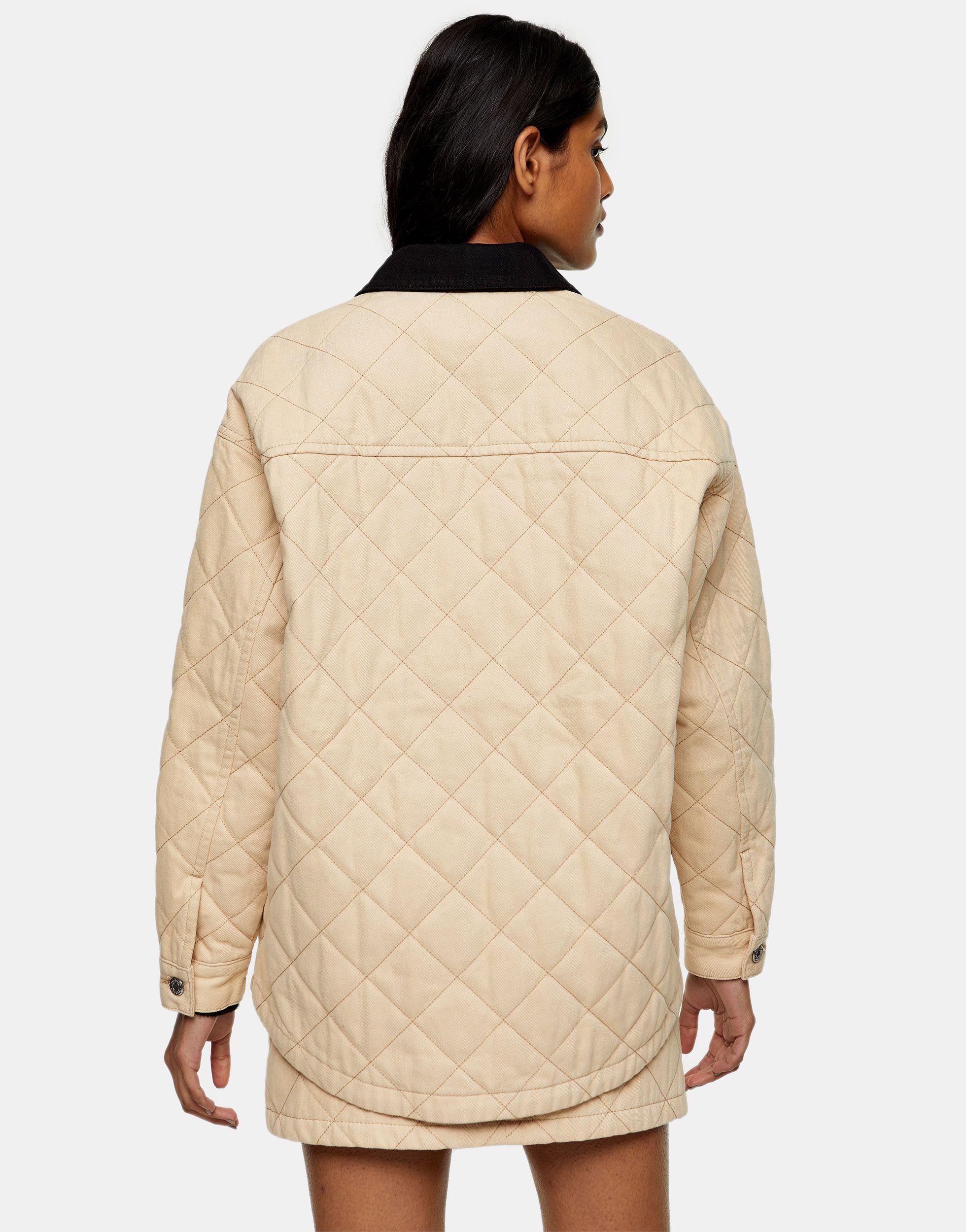 topshop quilted jacket
