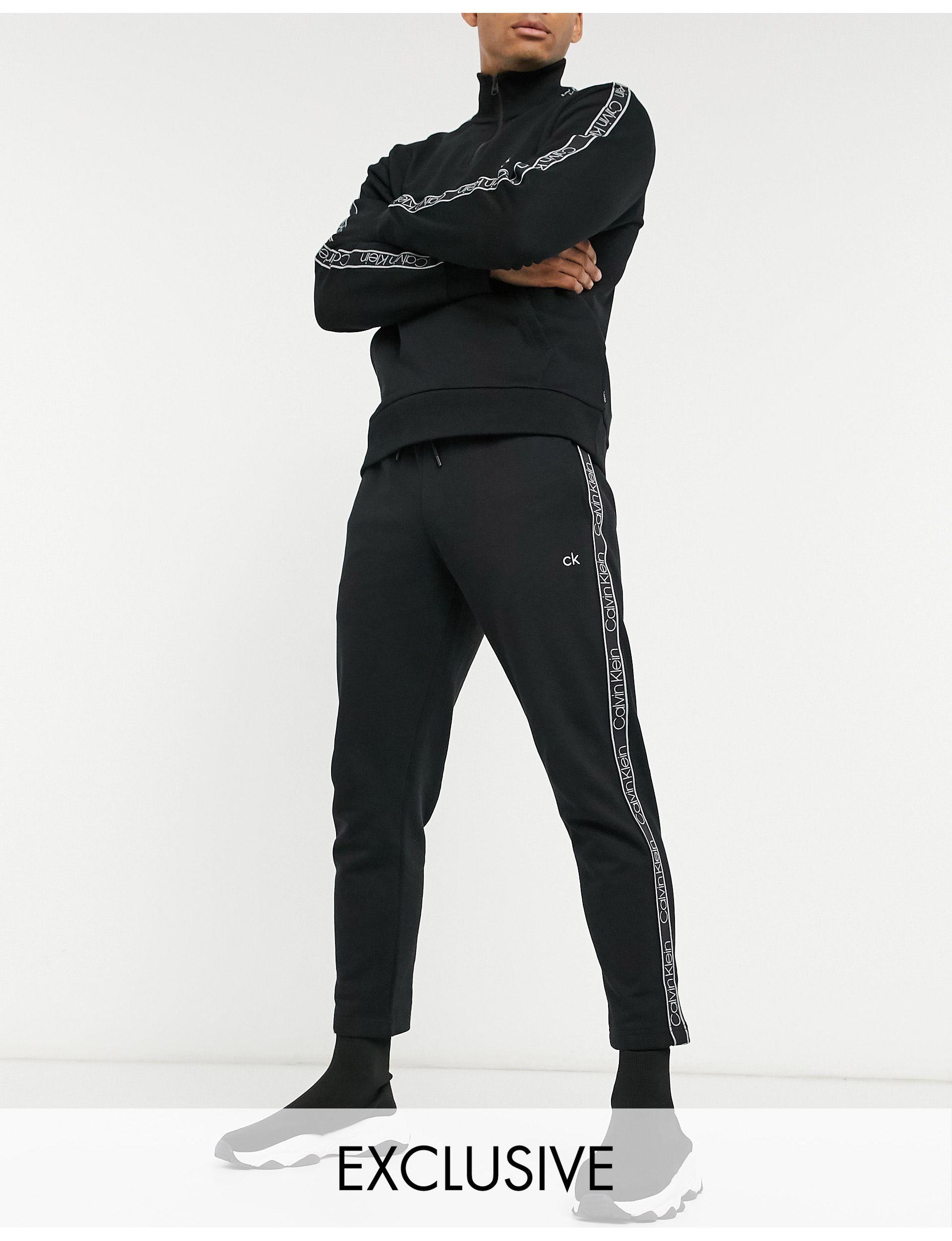 mens calvin klein sweatsuit