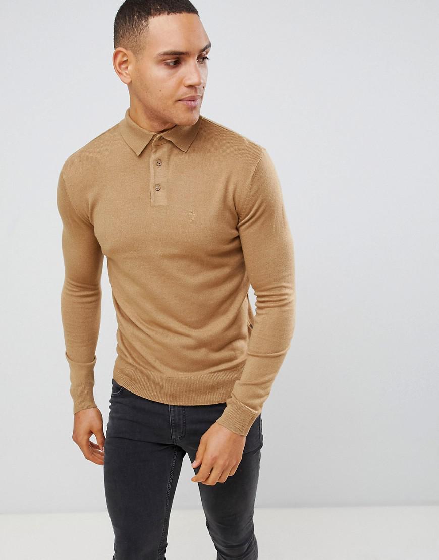 french connection long sleeve polo