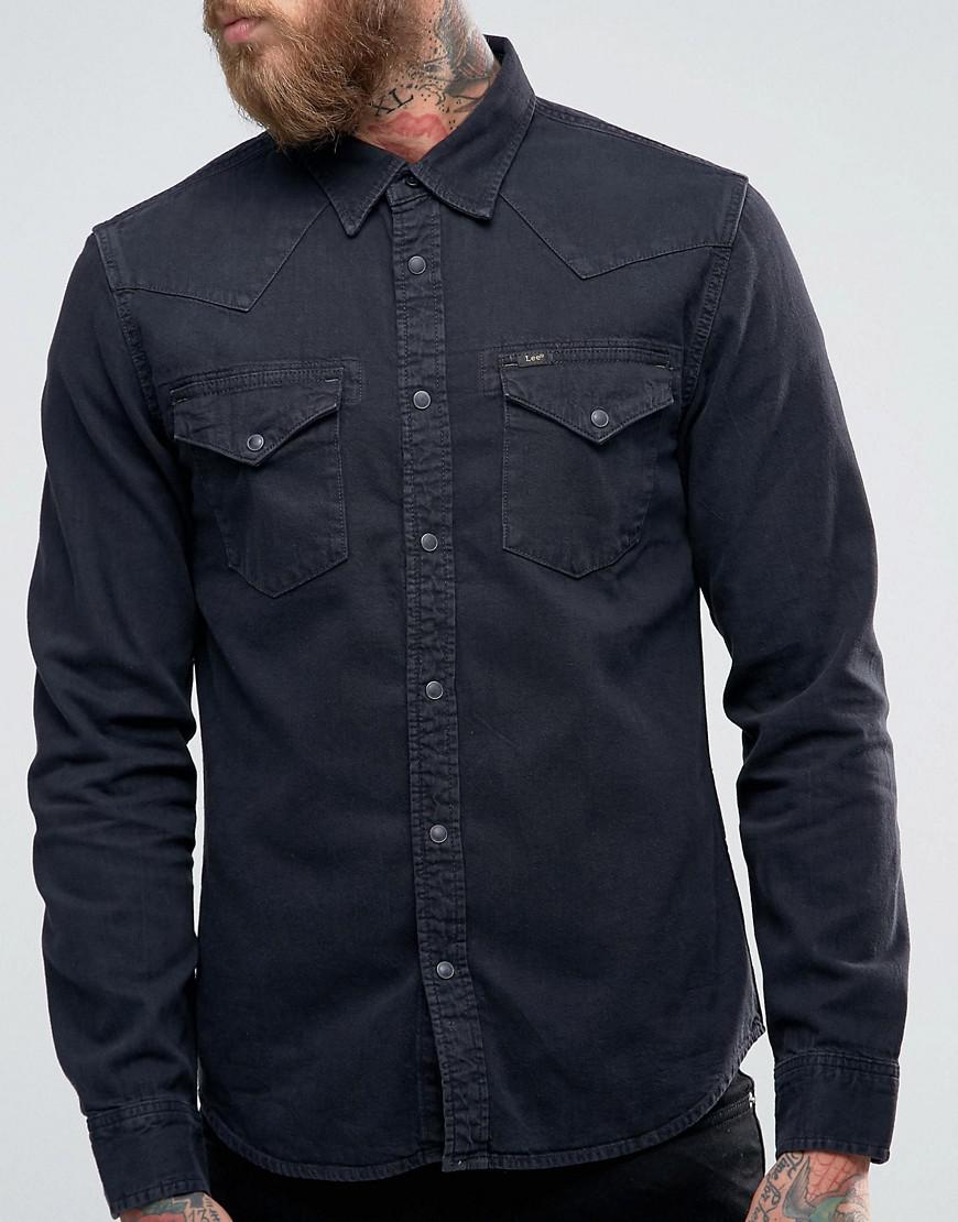 lee western shirt slim fit