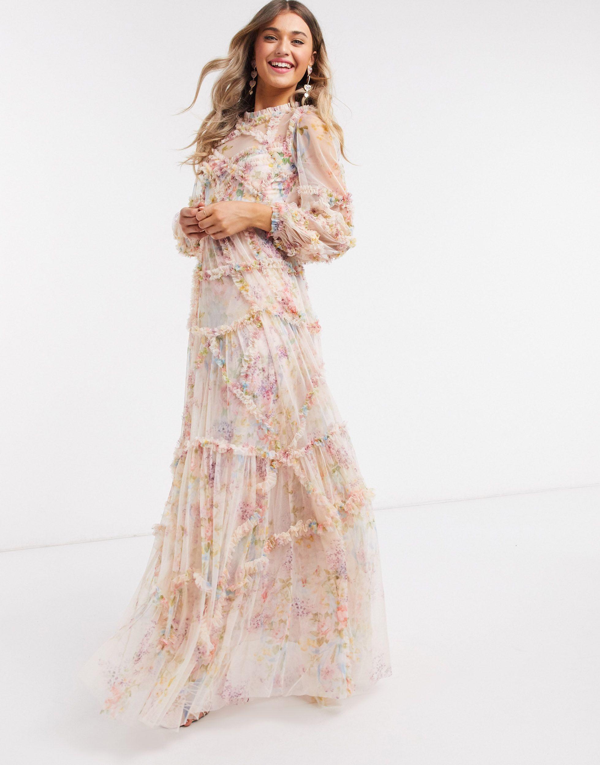Thread Ultimate Ruffle Maxi Dress | Lyst