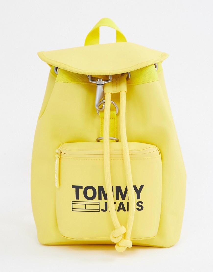 Mini Sac Dos Avec Bretelles Logo Jean Tommy Hilfiger En Coloris Jaune Lyst