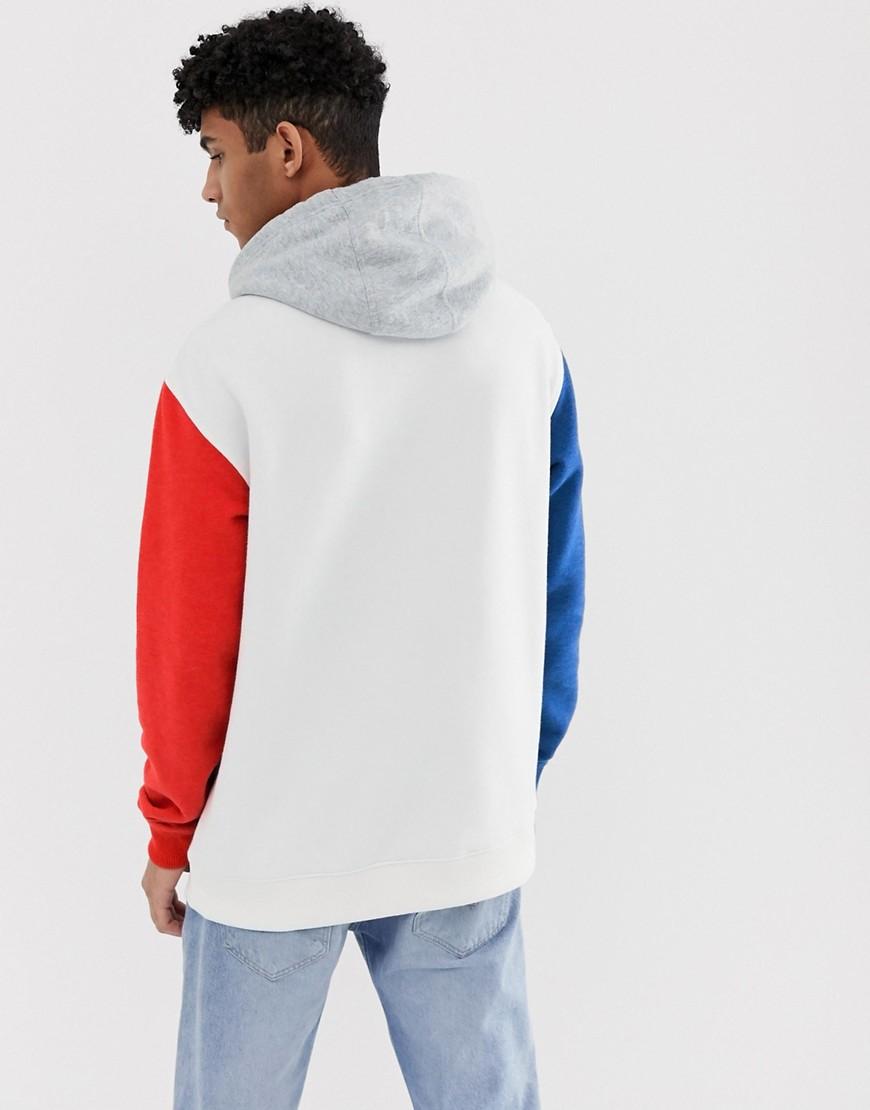 red white and blue tommy hilfiger hoodie