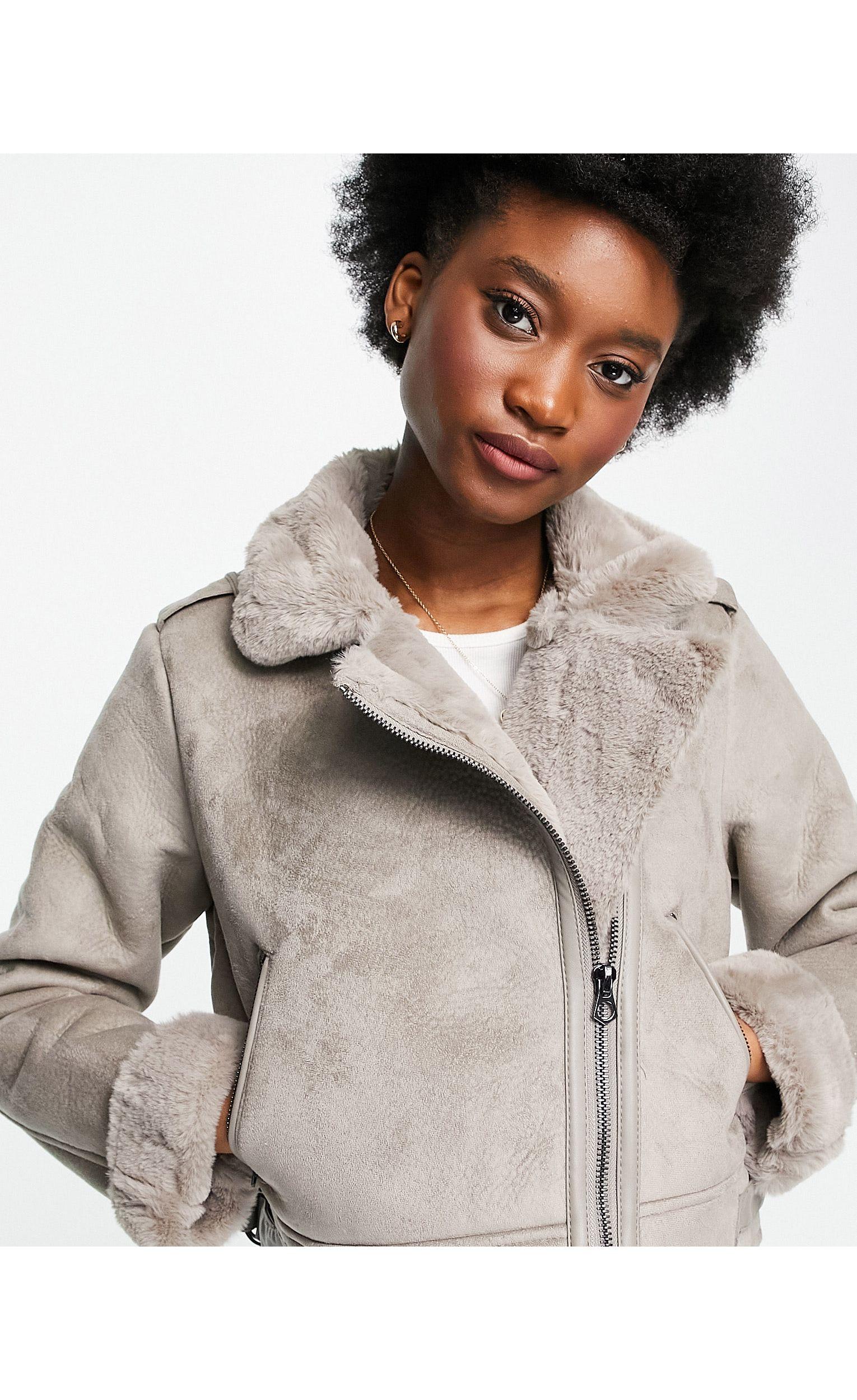 aviator suede jacket