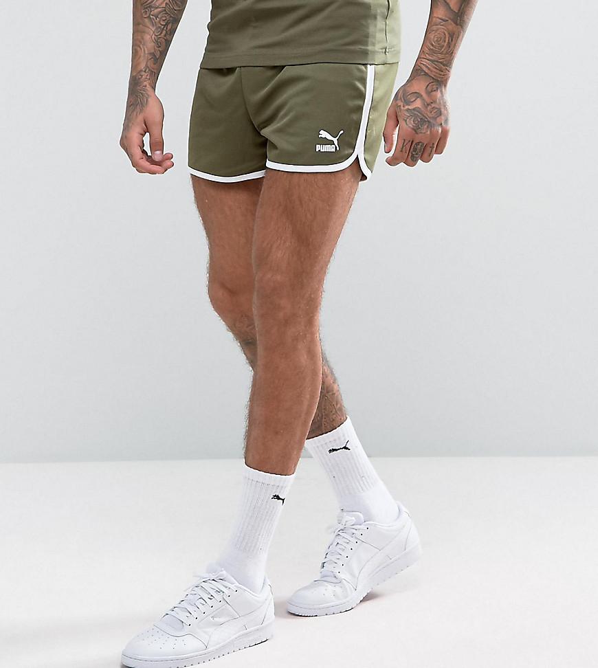 PUMA Synthetic Retro Mesh Shorts In Green Exclusive To Asos for Men | Lyst