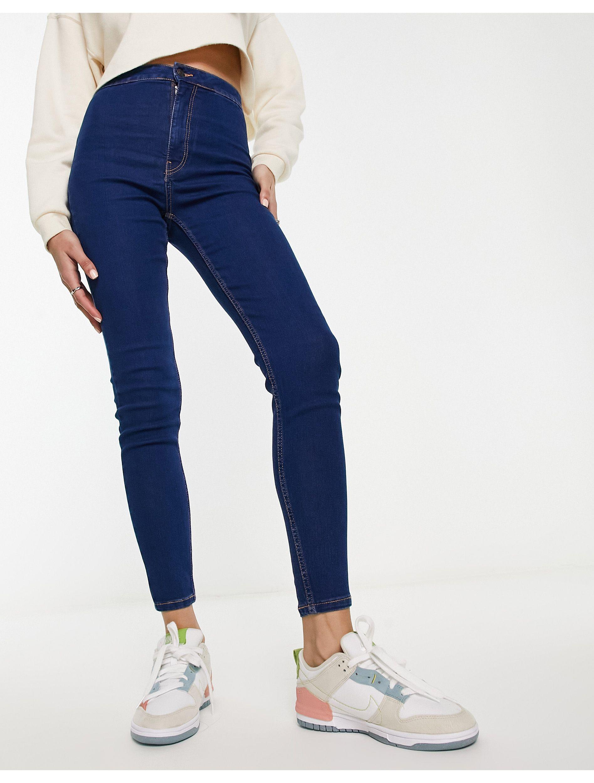 Bershka jegging in Blue | Lyst