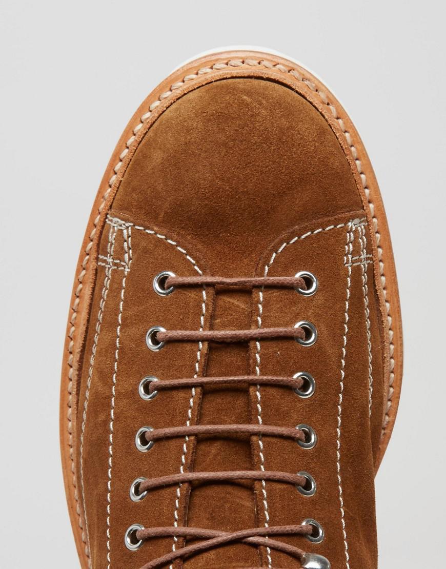Grenson Andy Suede Monkey Boots in Tan (Brown) for Men | Lyst