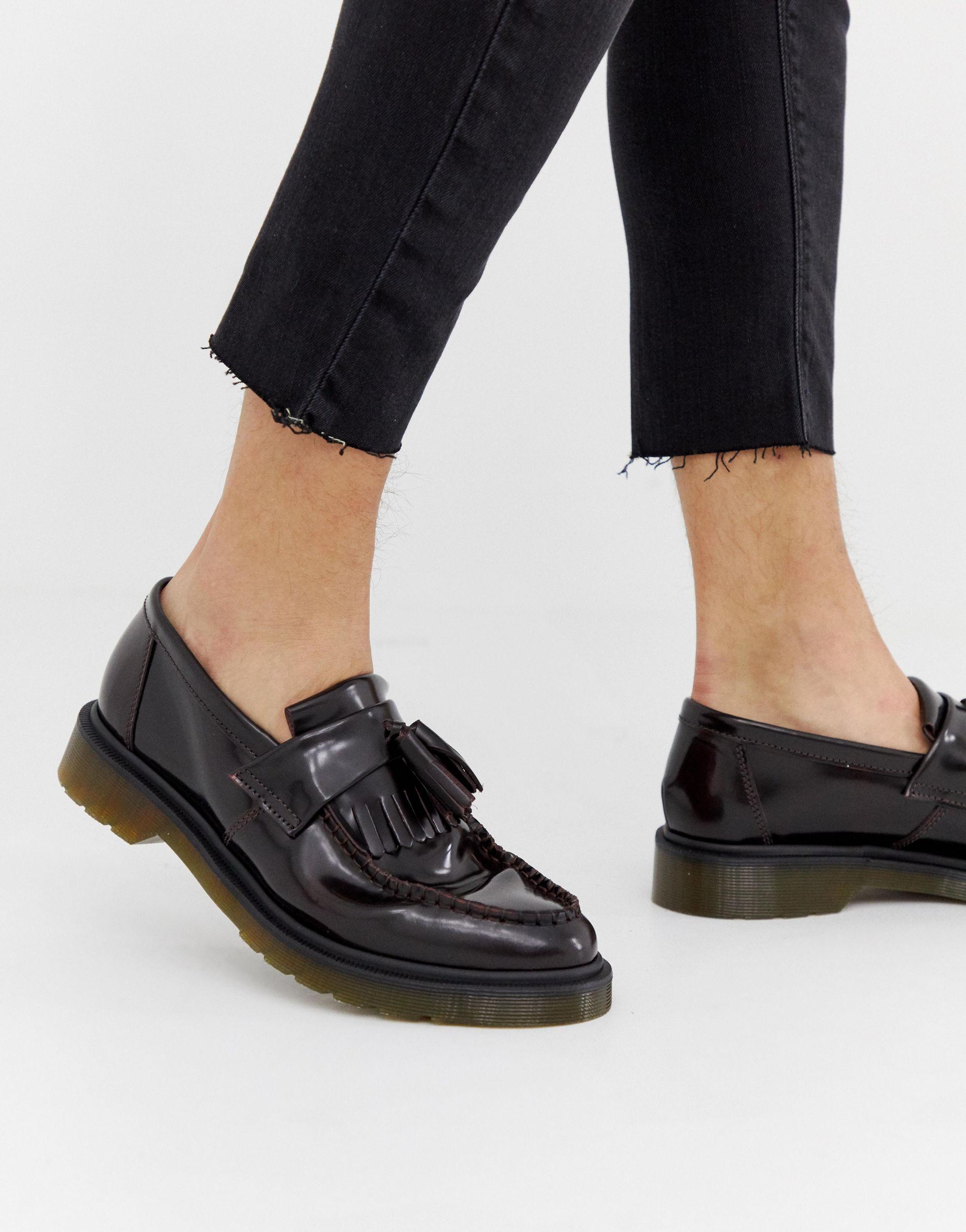 Dr martens - adrian - mocassini neri con nappine-nero asos senza chiusura  neri - Stileo.it
