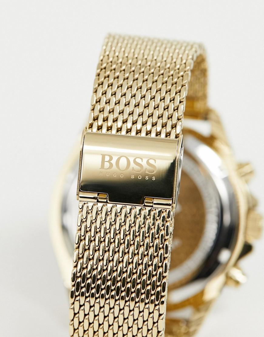 1513703 - Ocean Edition - Montre avec bracelet effet maille BOSS by Hugo  Boss pour homme en coloris Métallisé - Lyst