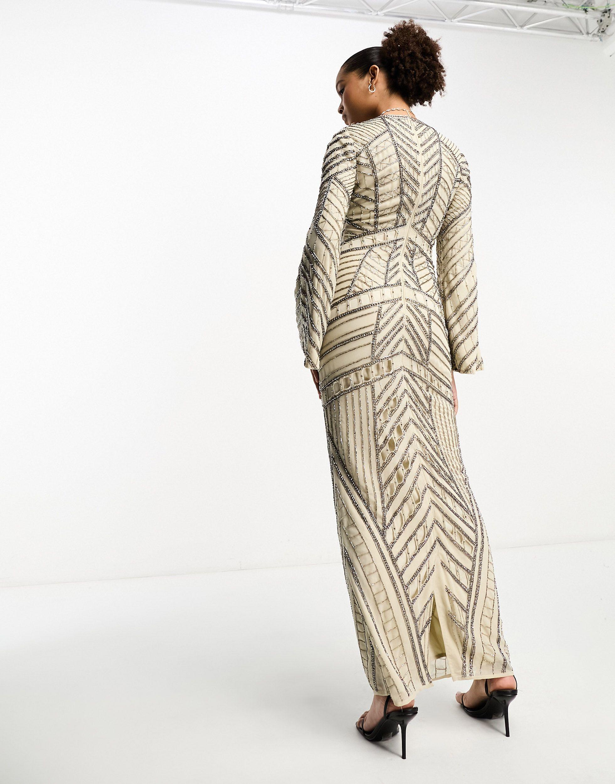 Long sleeve clearance maxi dress modest