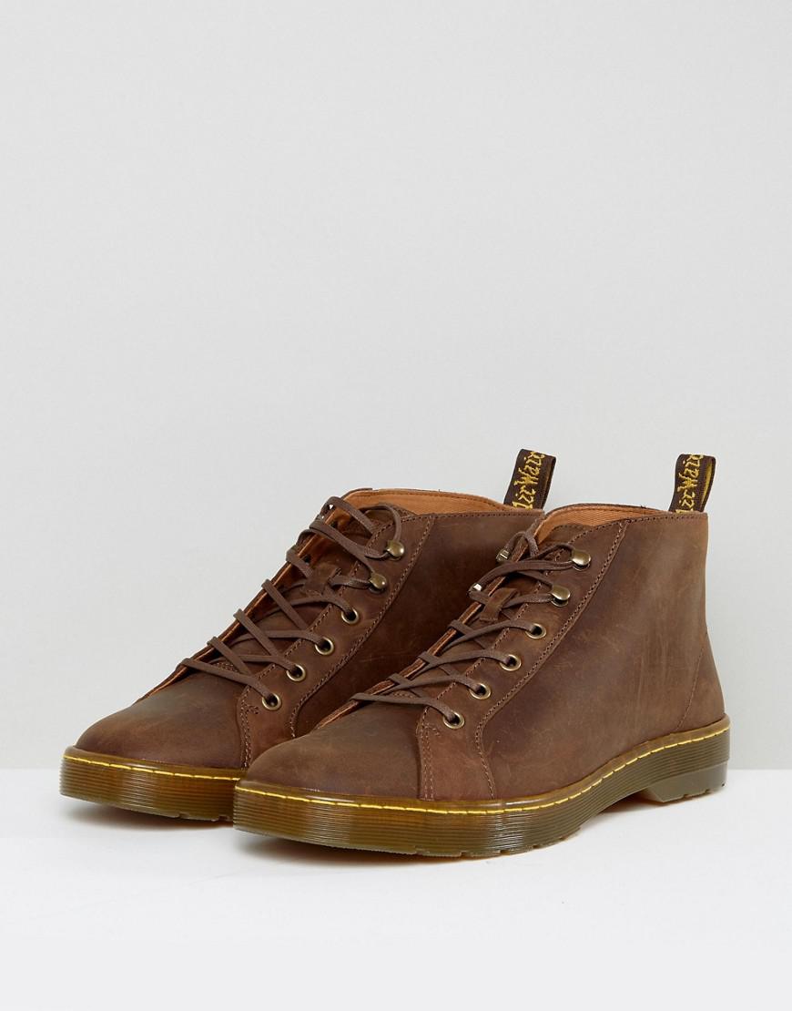 Dr. Martens Leather Coburg 6-eye Boots in Brown for Men | Lyst Australia