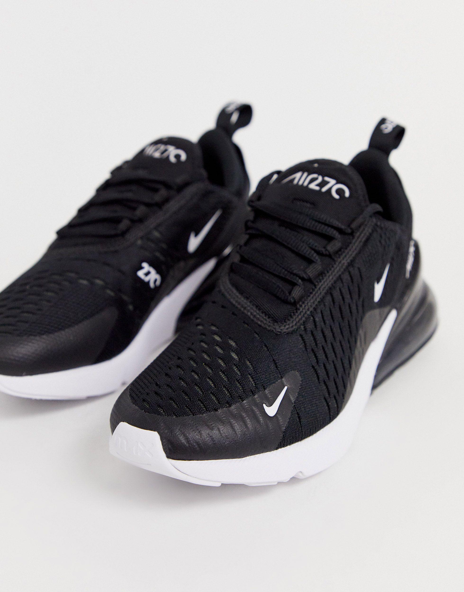 Nike Air Max 270 Sneakers in Black | Lyst