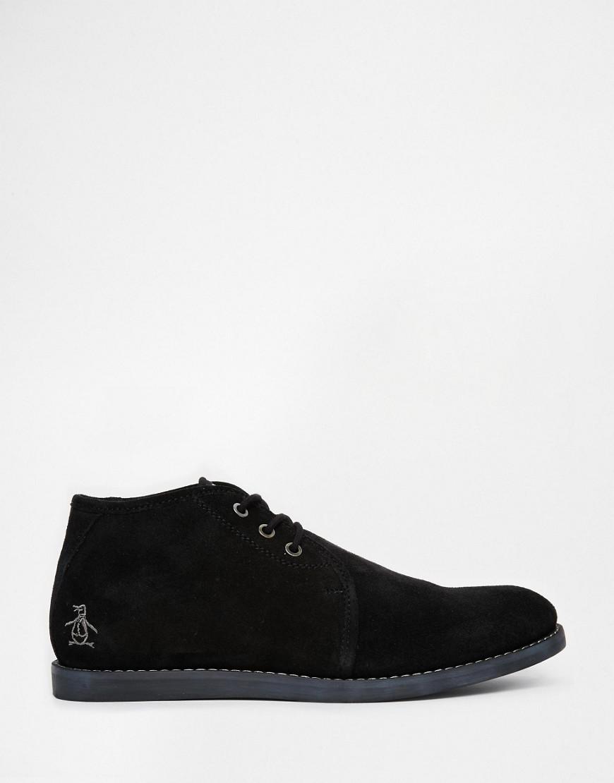 Original Penguin Suede Desert Boots in 