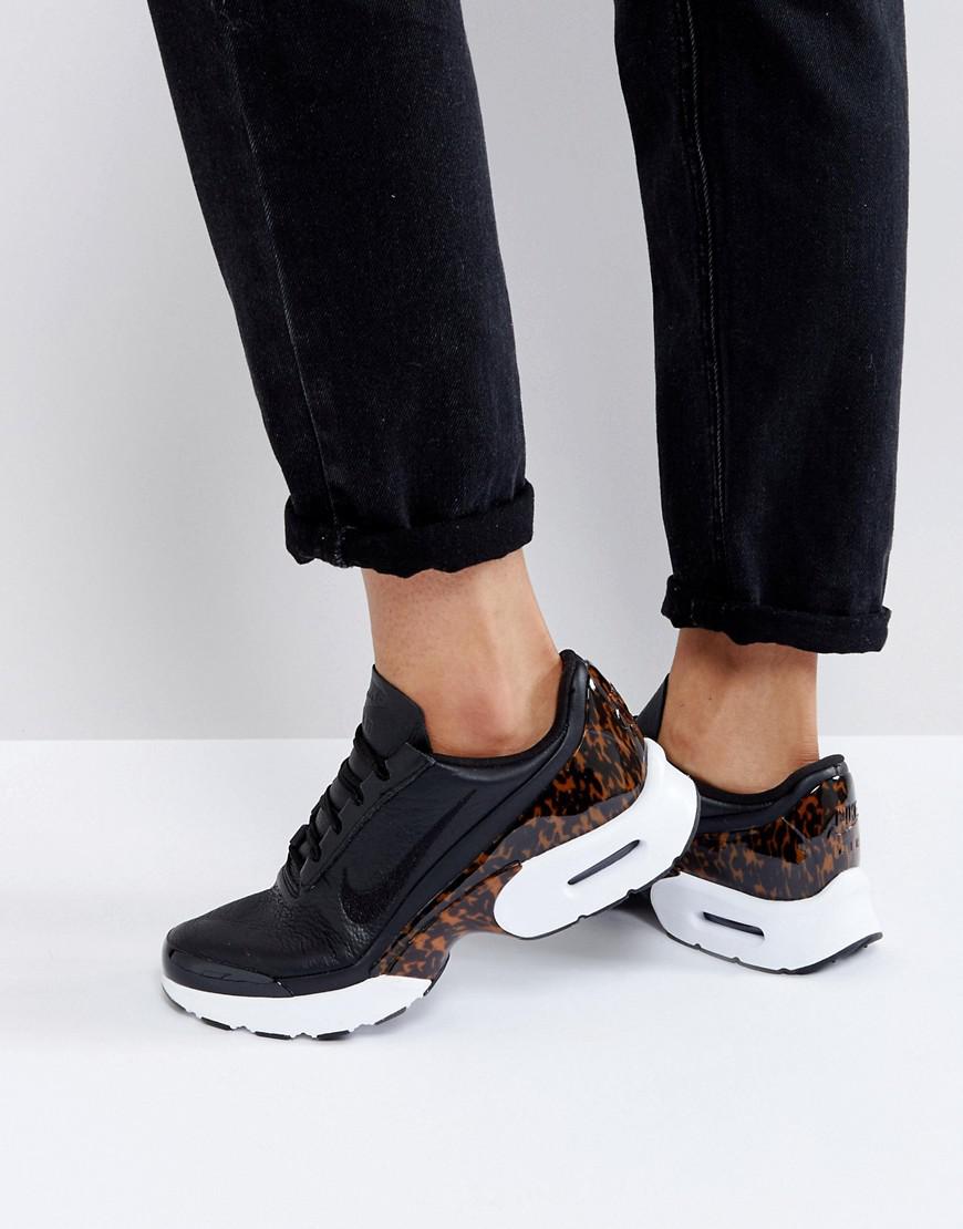 Nike Air Max Jewell Lx Trainers In Black Leather | Lyst UK