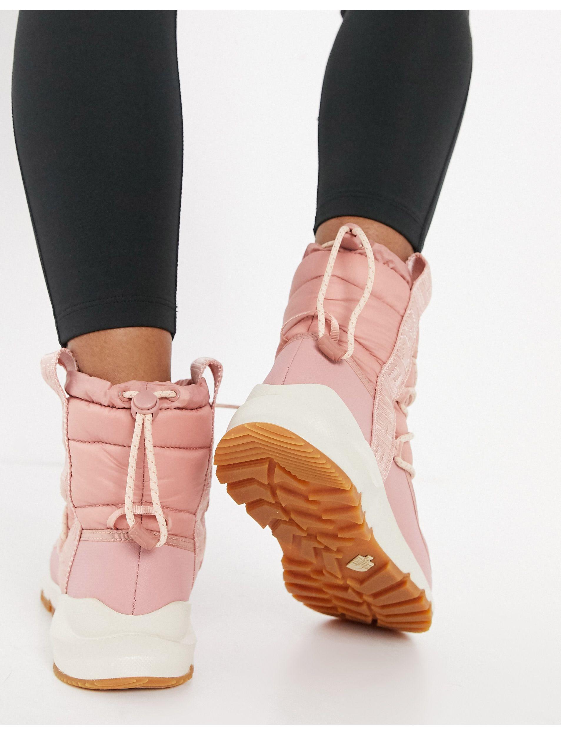 The North Face Thermoball Boot in Pink Lyst