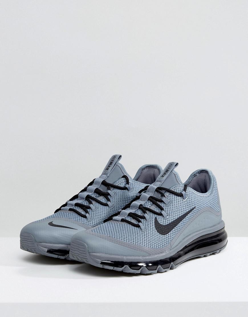 Nike Air Max More Trainers In Grey 