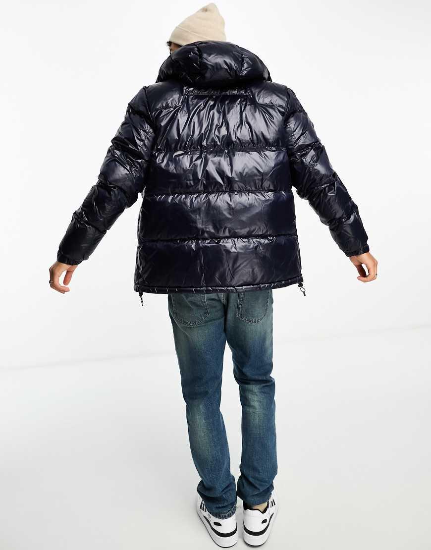 Polo Ralph Lauren Detatchable Hood High Shine Down Puffer Jacket