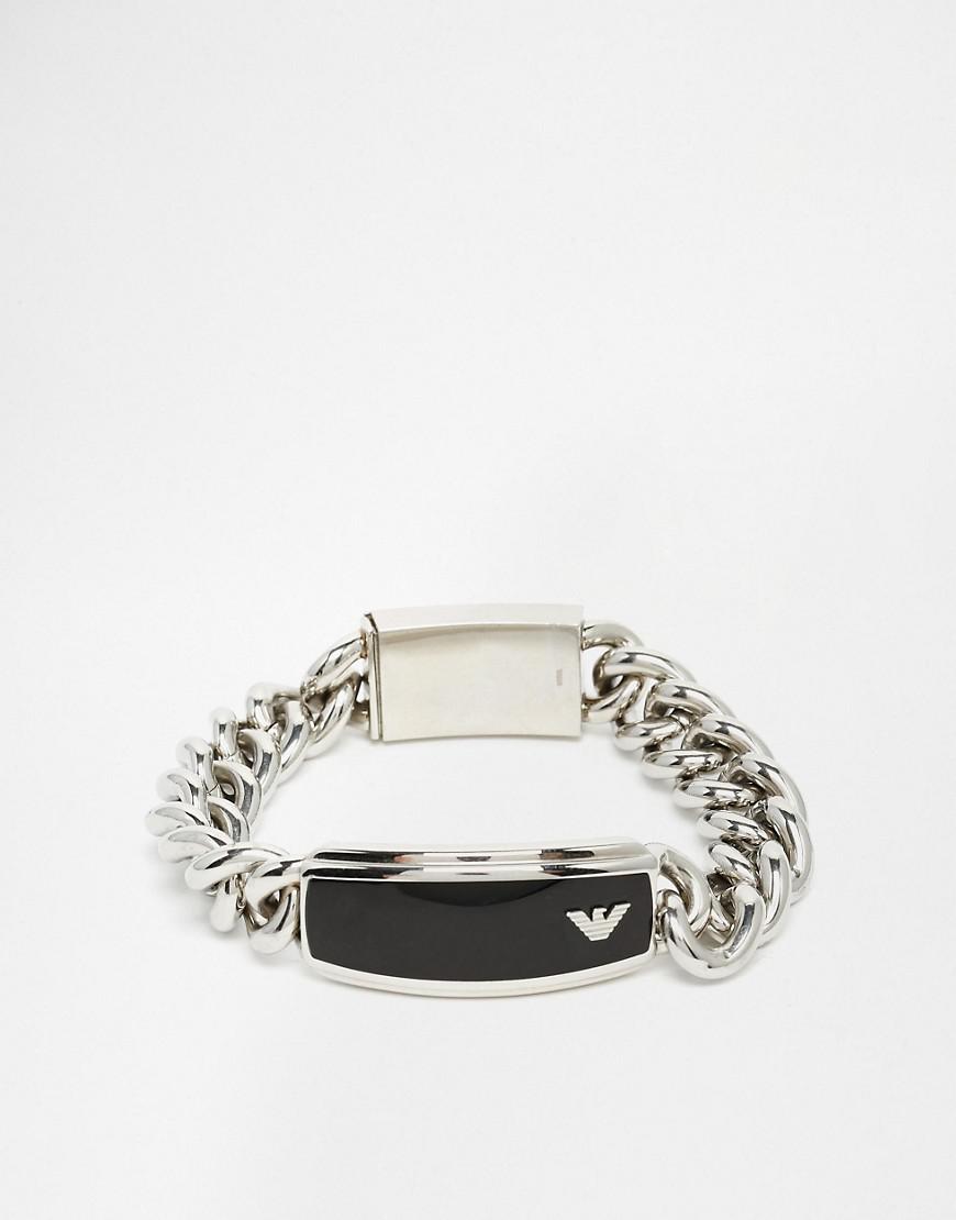 Emporio armani black bracelet Outlet