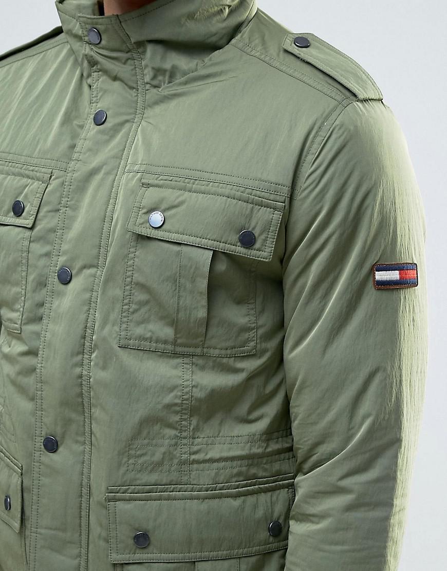 Tommy Hilfiger Denim Four Pocket Military Field Jacket in Green for Men -  Lyst