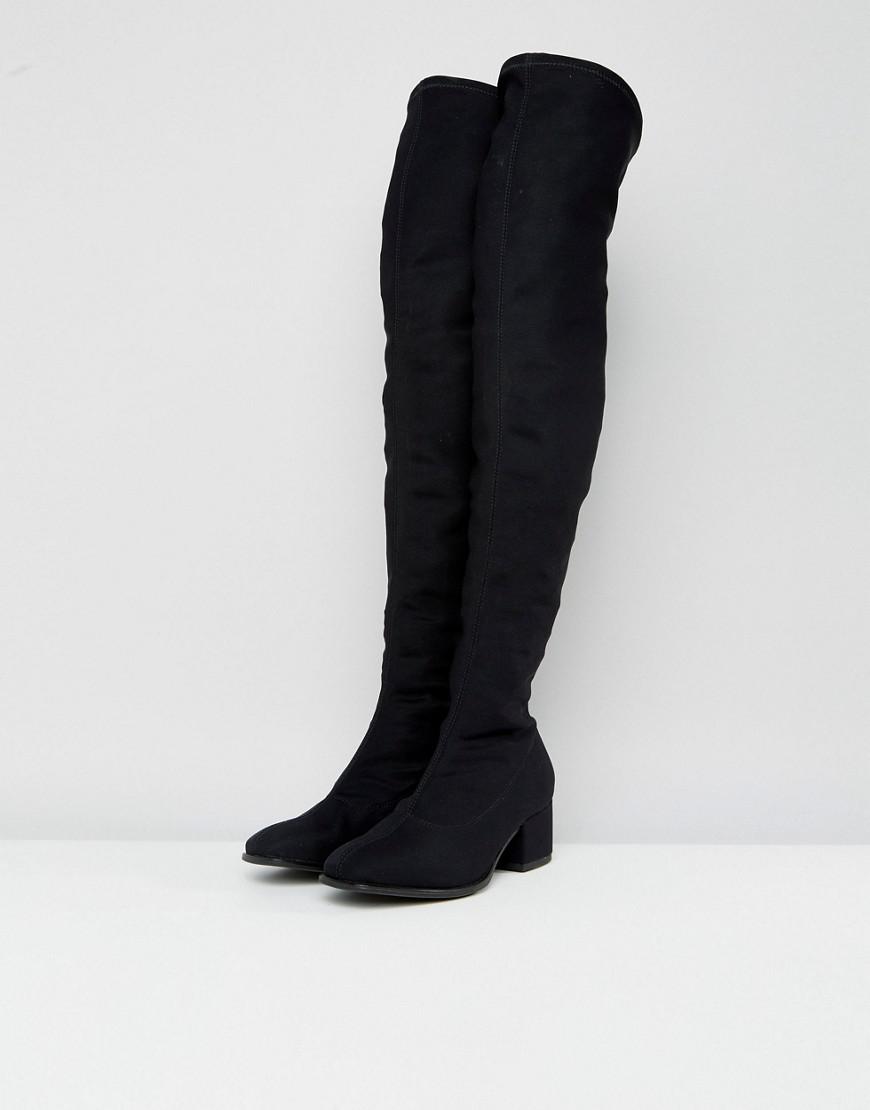 Vagabond Daisy Over The Knee Boots in Black - Lyst