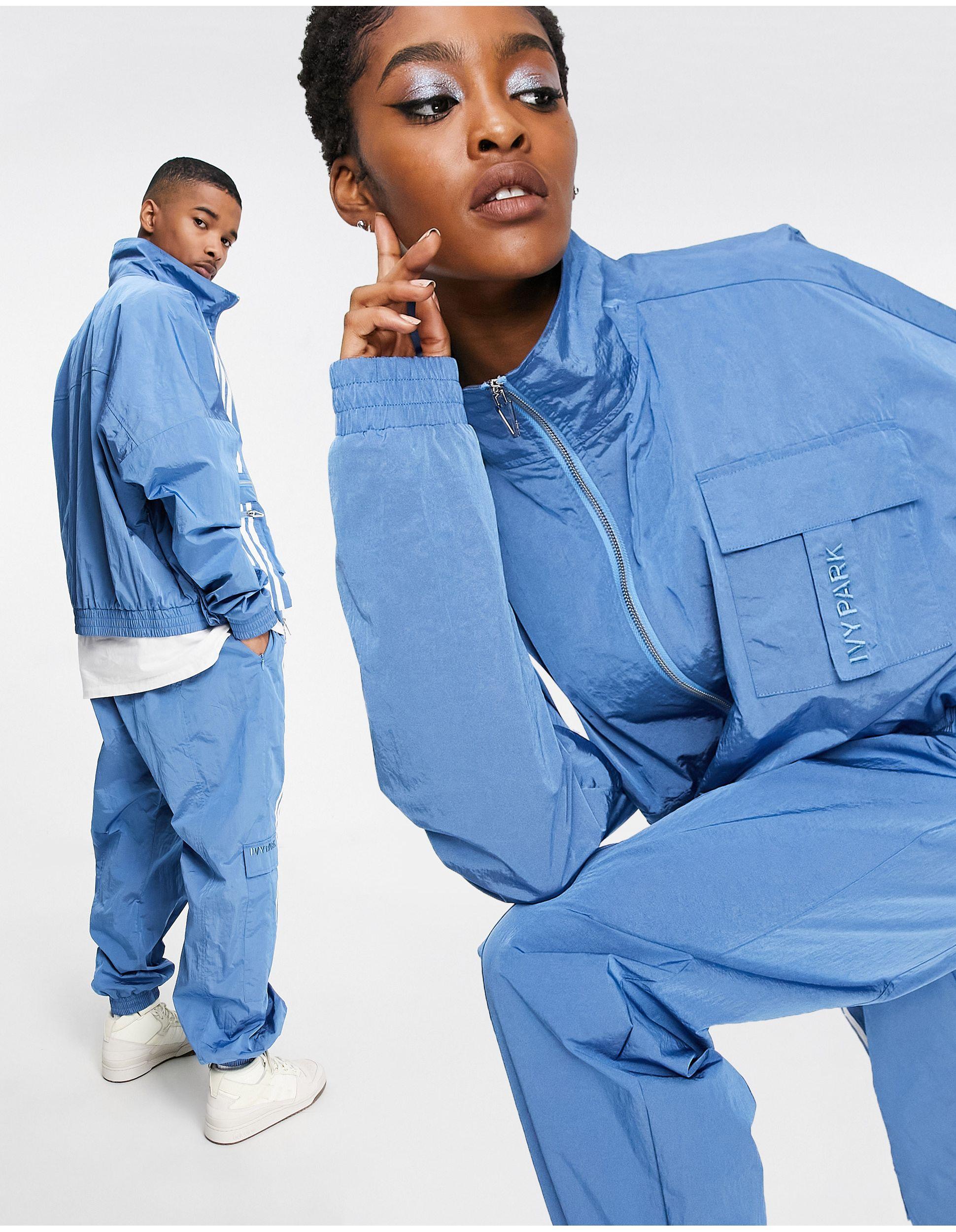 Ivy Park Adidas X Track Jacket in Blue | Lyst