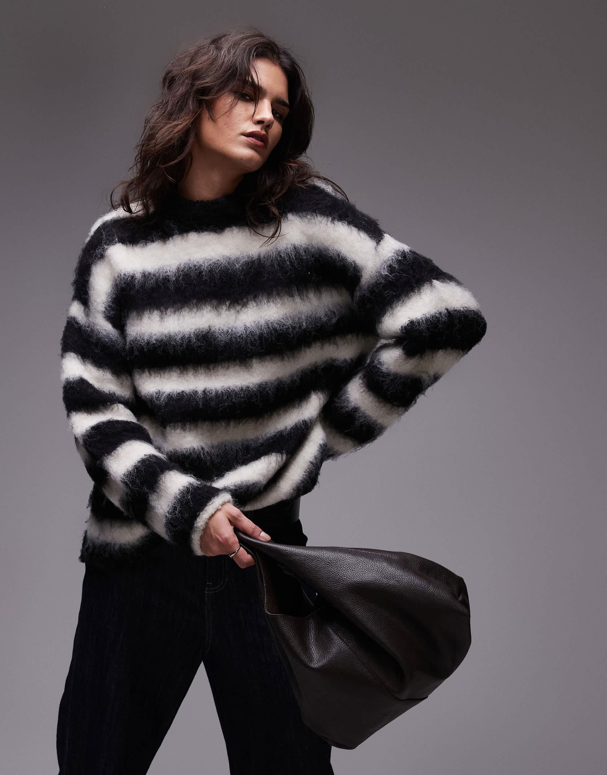 Topshop striped jumper new arrivals