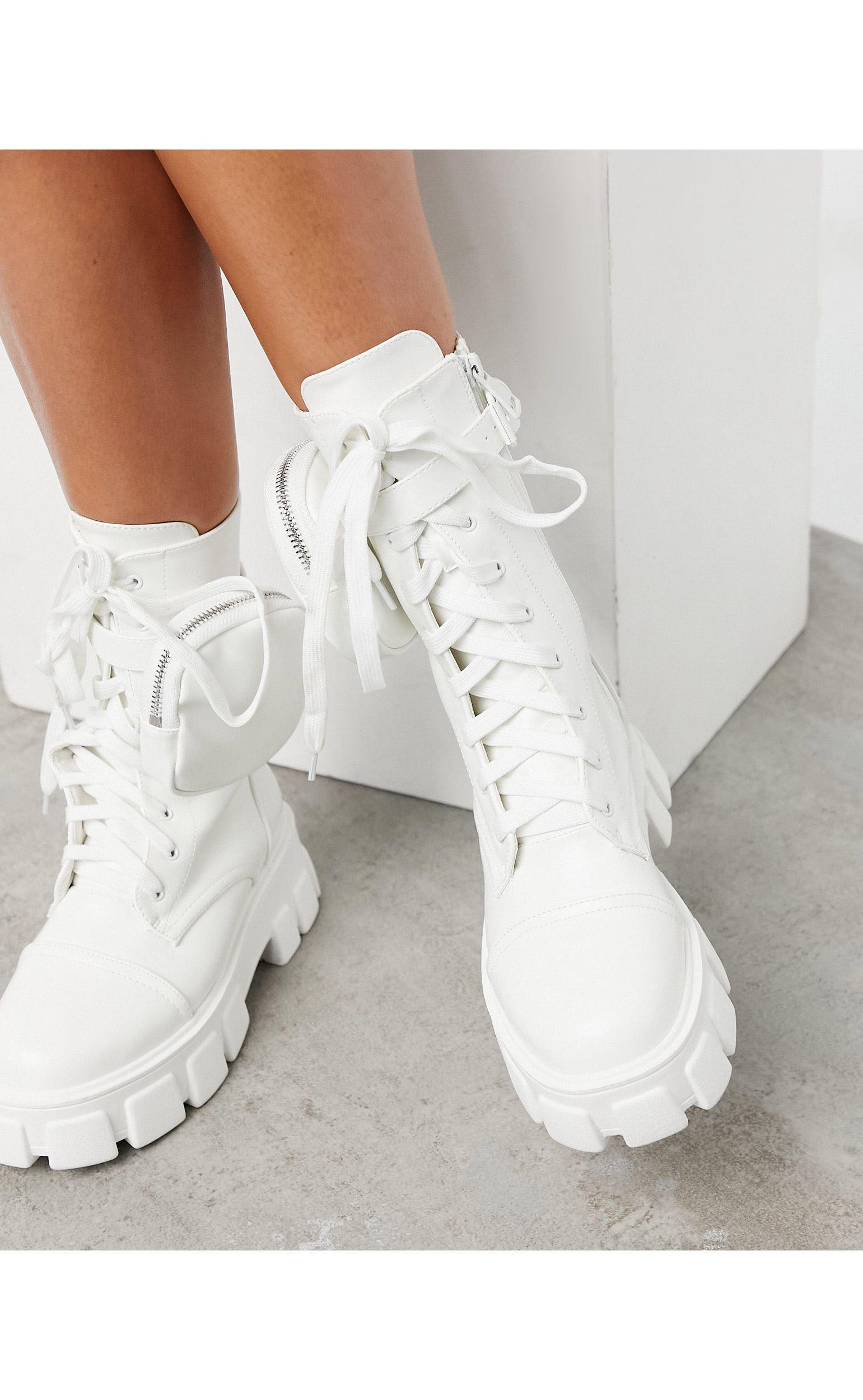 chunky trainer boots