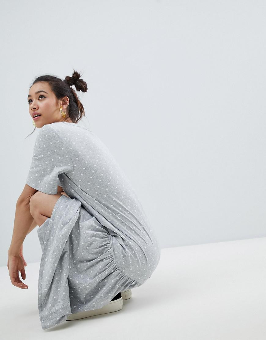 monki maxi shirt dress
