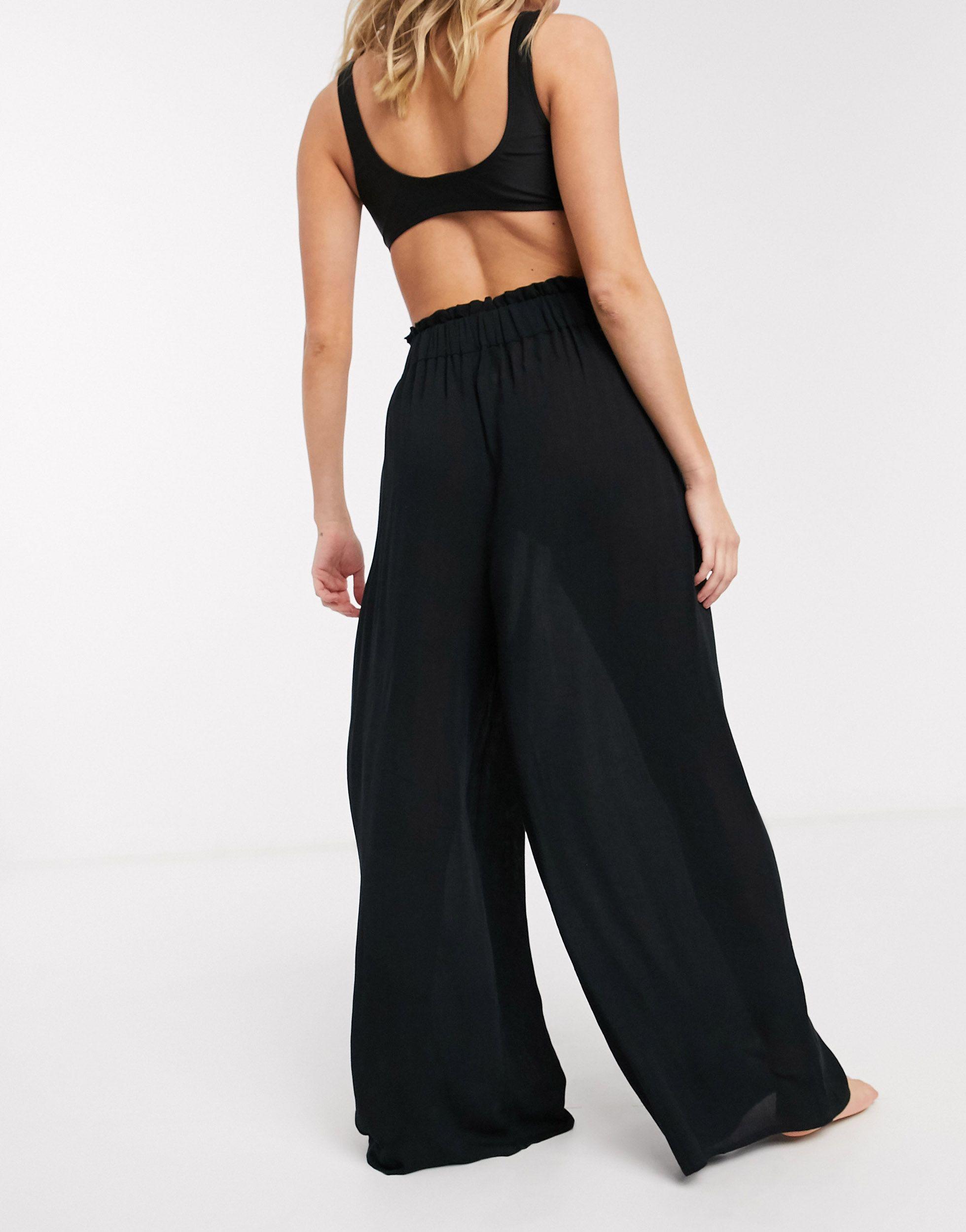 wide leg cover up pants