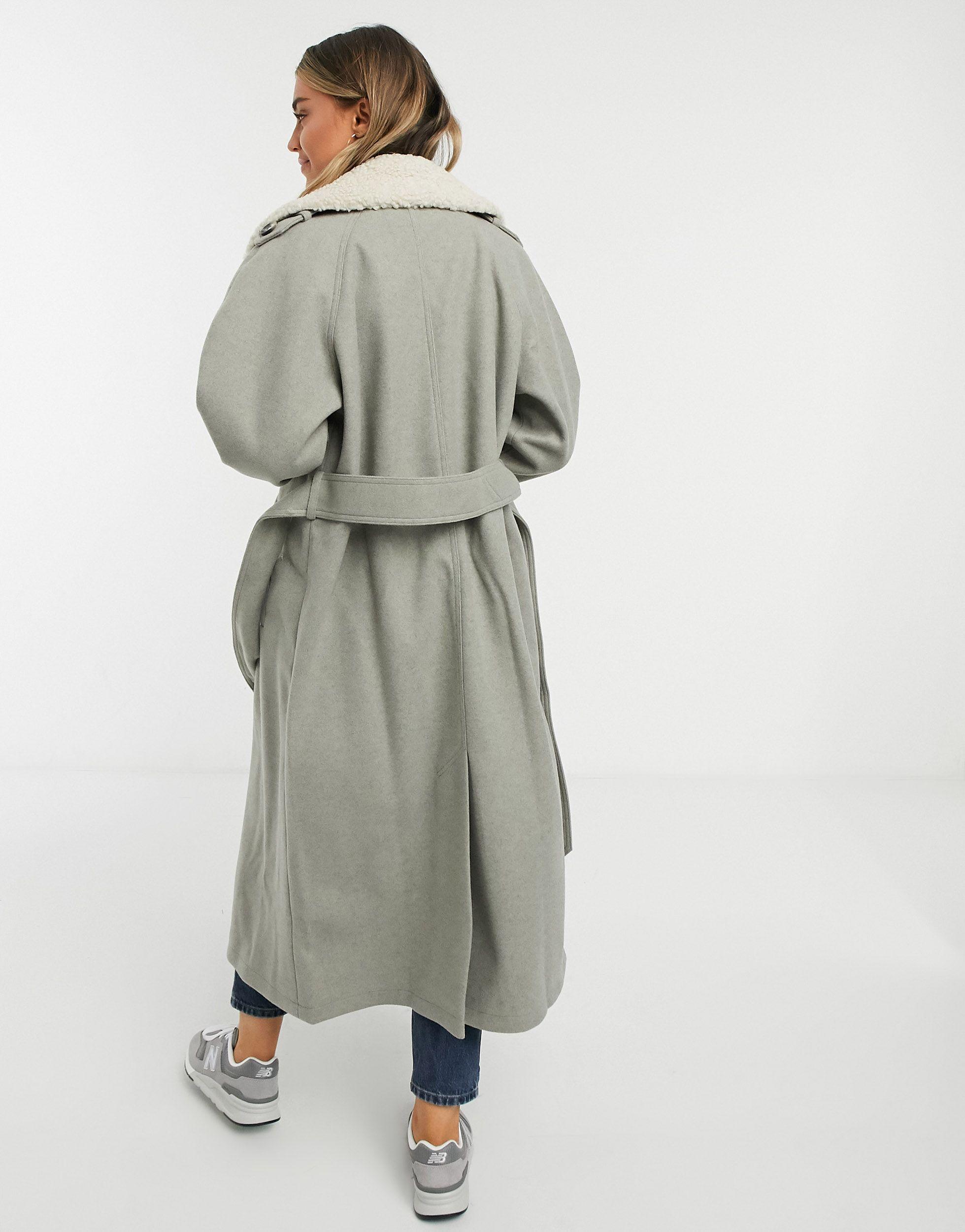 borg maxi coat