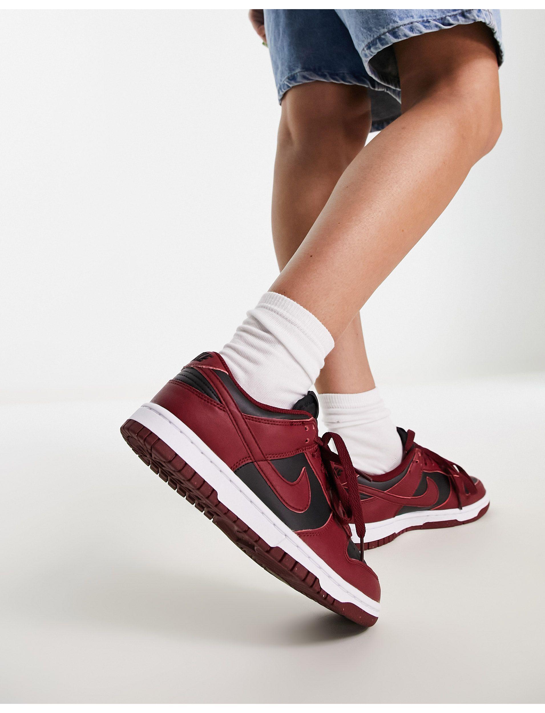 Dunk low next - sneakers basse nere e rosse di Nike in Nero | Lyst