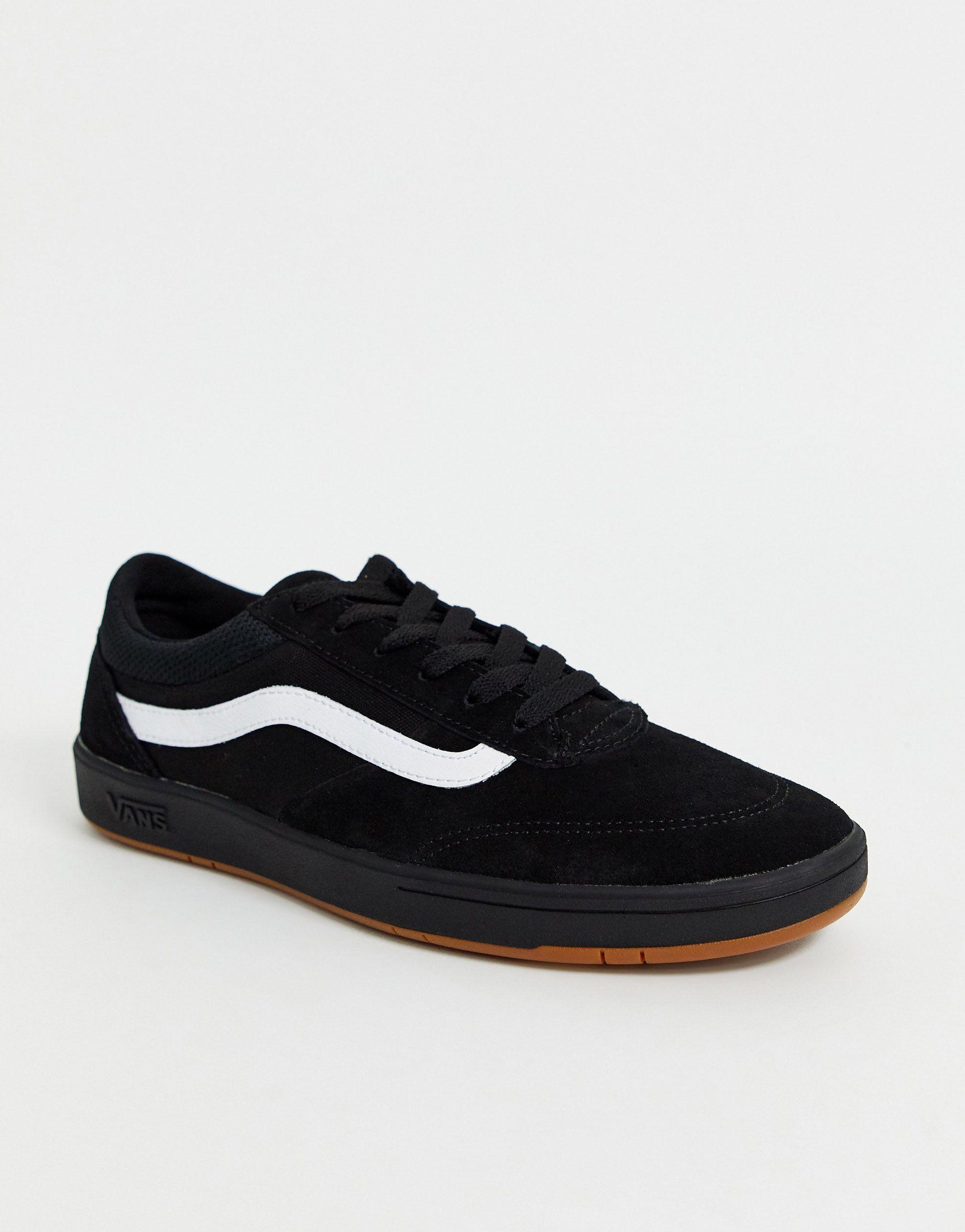 vans cruze black mens